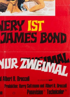 You Only Live Twice R1980s German James Bond Film Poster, McGinnis