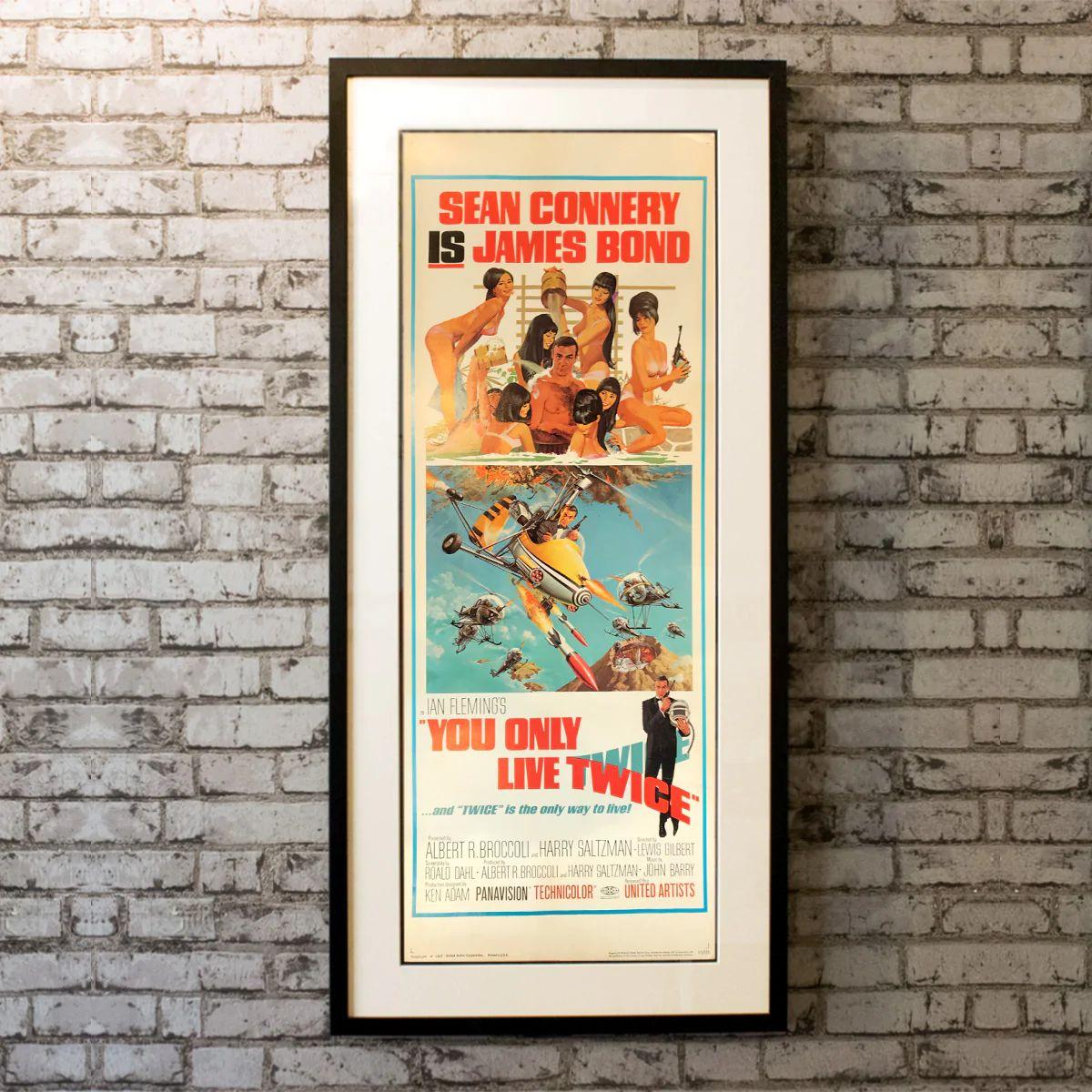 You Only Live Twice, Unframed Poster, 1967

US INSERT (14 x 36 Inches). James Bond and the Japanese Secret Service must find and stop the true culprit of a series of space hijackings, before war is provoked between Russia and the United