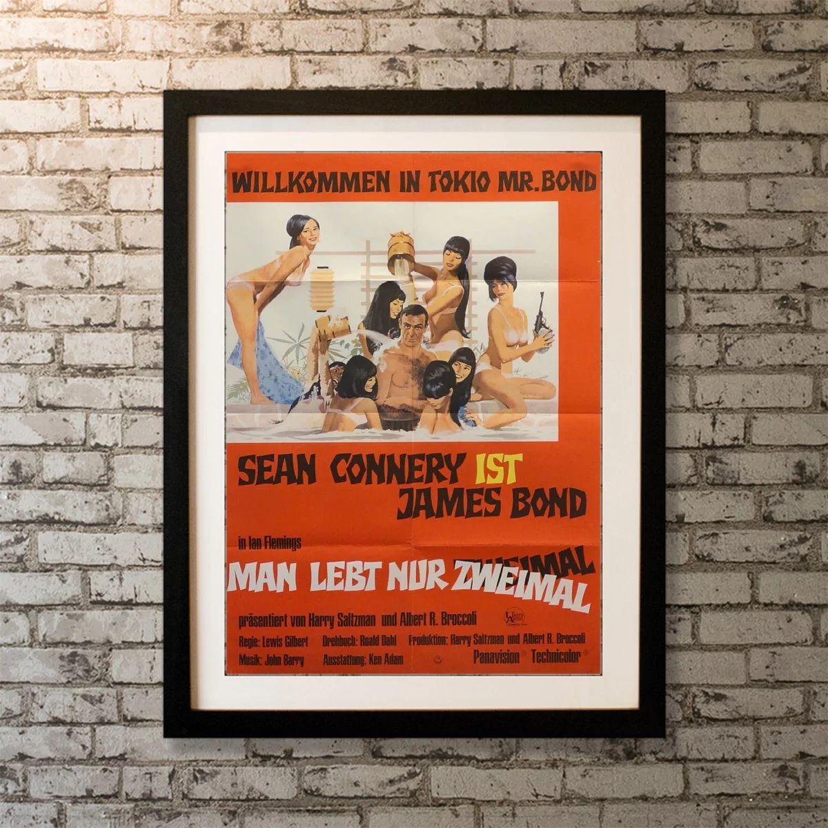 You Only Live Twice, unframed poster, 1967

Original German Plakat (23 X 33 Inches). James Bond and the Japanese Secret Service must find and stop the true culprit of a series of space hijackings, before war is provoked between Russia and the