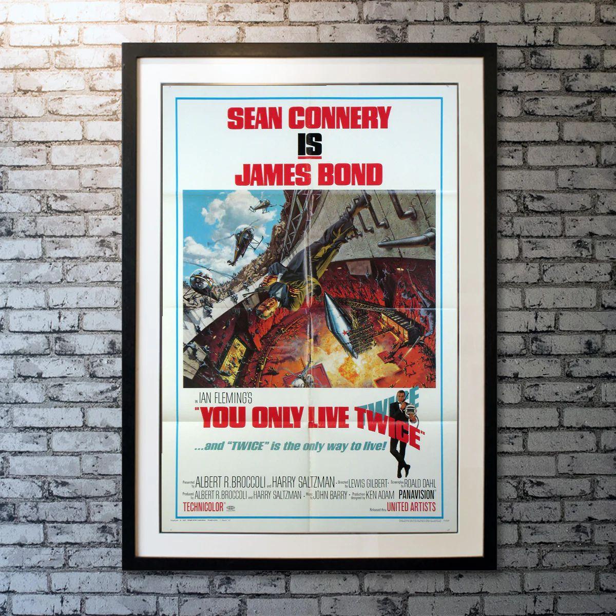 You Only Live Twice, Unframed Poster, 1967

Original US 1 Sheet (27 X 41 Inches). James Bond and the Japanese Secret Service must find and stop the true culprit of a series of space hijackings, before war is provoked between Russia and the United