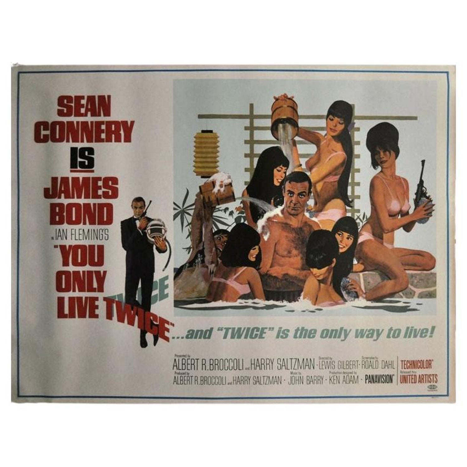 You Only Live Twice Film Poster 1967 For Sale At 1stdibs