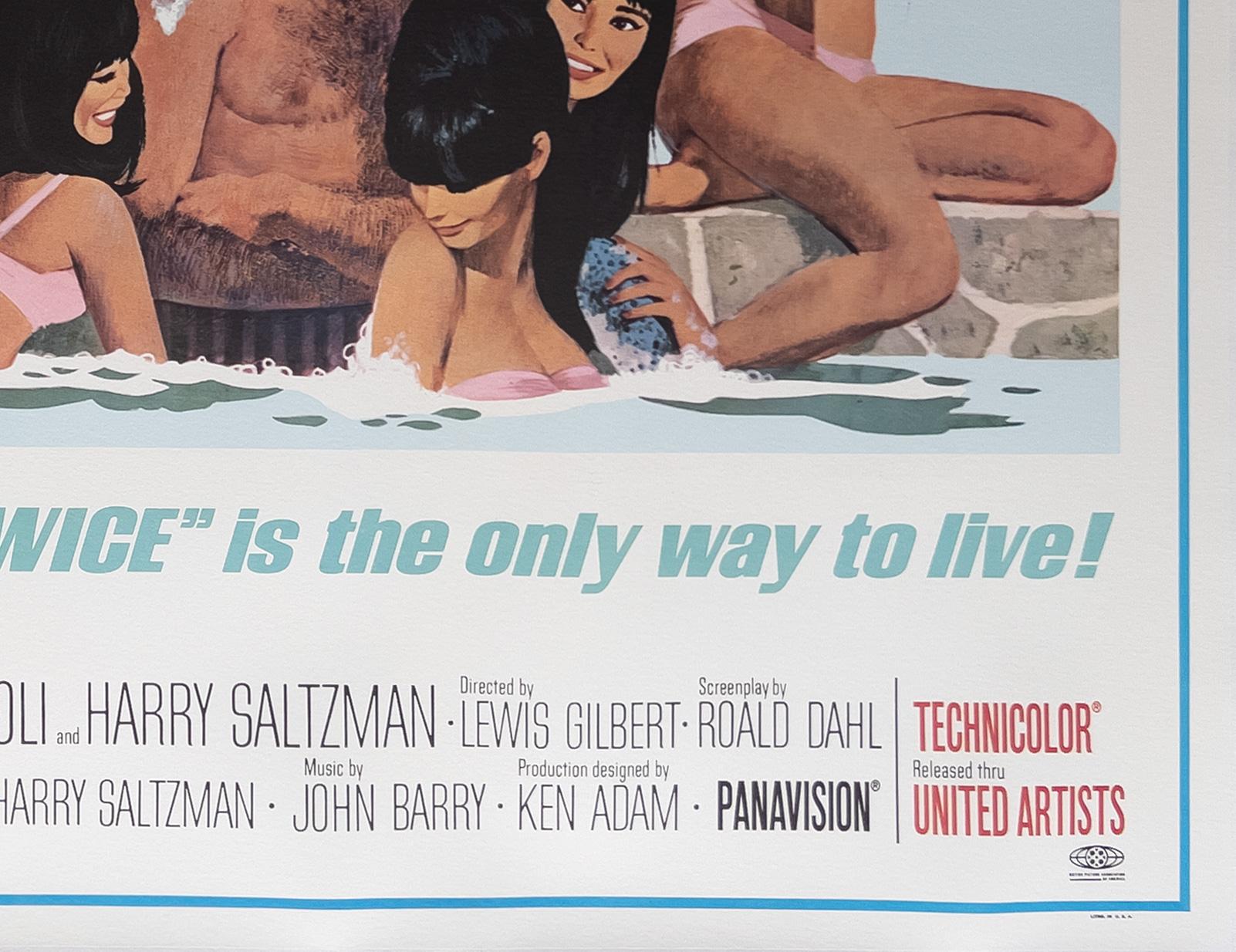 „You Only Live Twice“ US-Filmplakat SUBWAY, Bath Tub, MCGINNIS, James Bond 1967 im Angebot 1