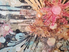 "You So Sweet" 2023 Large Black, Multicolor Abstract Painting By Lowell Boyers