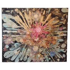 "You So Sweet" 2023 Large Black, Multicolor Abstract Painting By Lowell Boyers