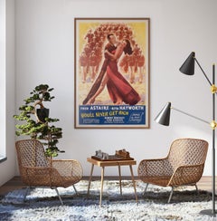 YOU'LL NEVER GET RICH 1941 US 1 Sheet  Film Movie Poster, Astaire and Hayworth