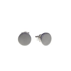Youmna Fine Jewellery 18 Karat White Gold Pastilles d'Or Stud Earrings