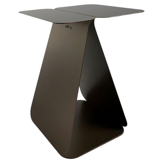 YOUMY Rectangular Bronze Side Table by Mademoiselle Jo