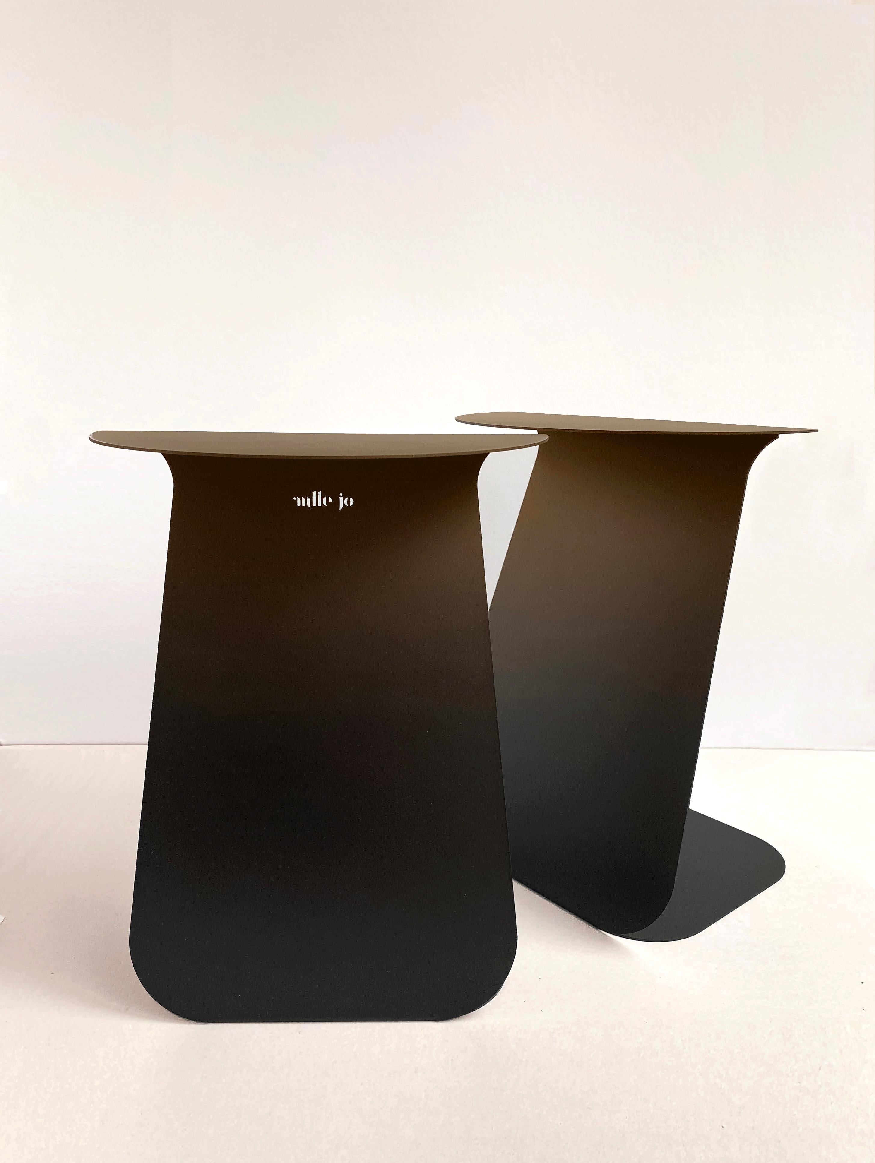 Other YOUMY Round Shaded Side Table by Mademoiselle Jo For Sale