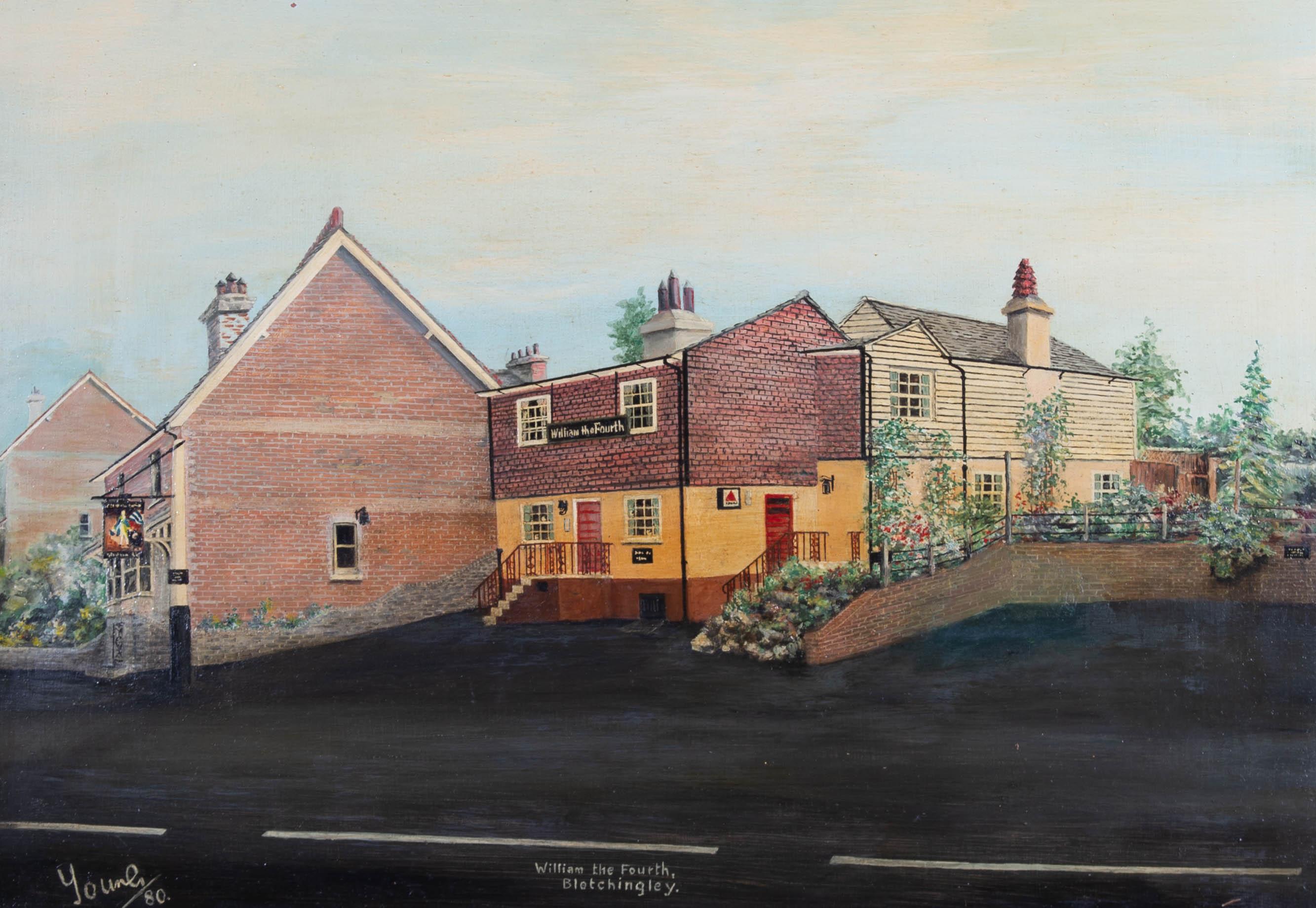 Young Young 1980 Oil, William the Fourth, Bletchingley For Sale at