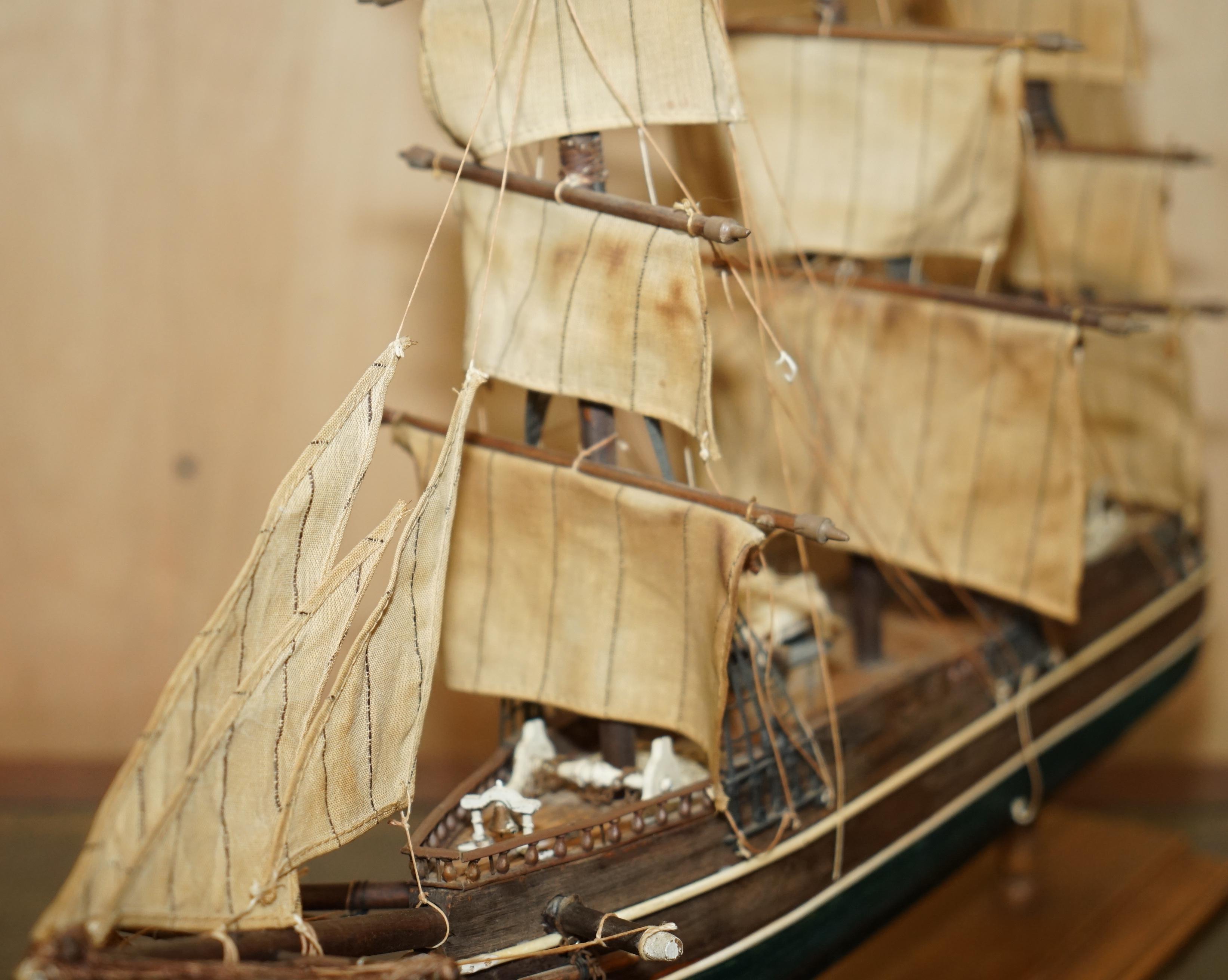 Young America Clipper Ship 1853 Modelo Representación Realista Gran Tamaño en venta 2