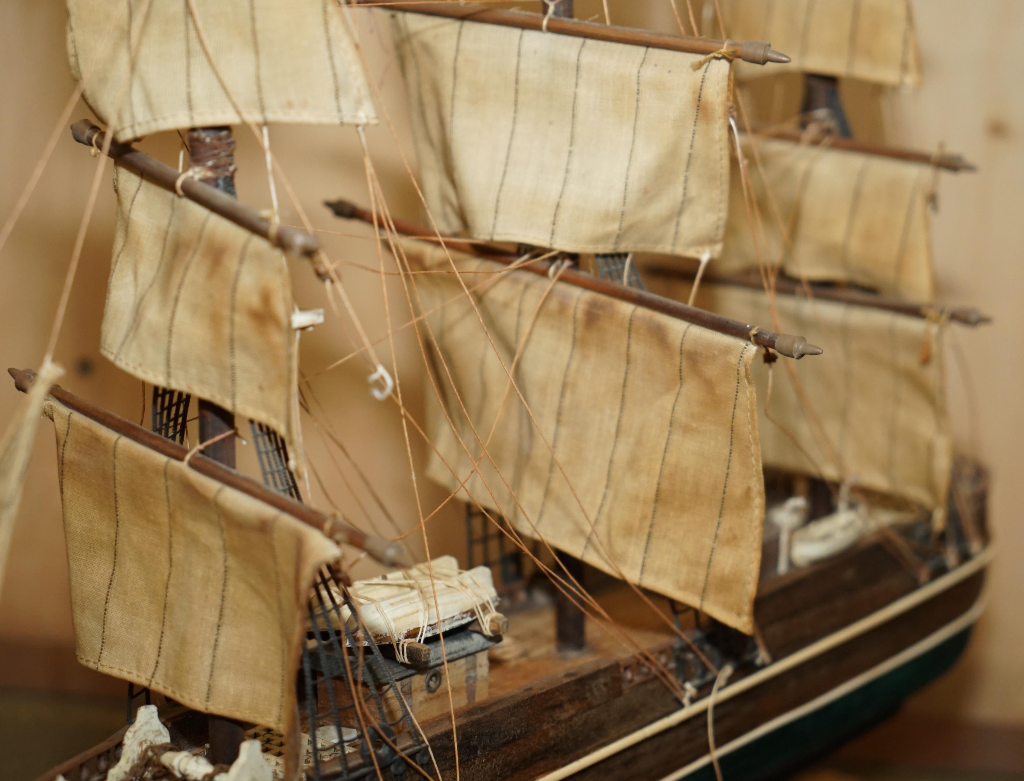 Young America Clipper Ship 1853 Modelo Representación Realista Gran Tamaño en venta 4