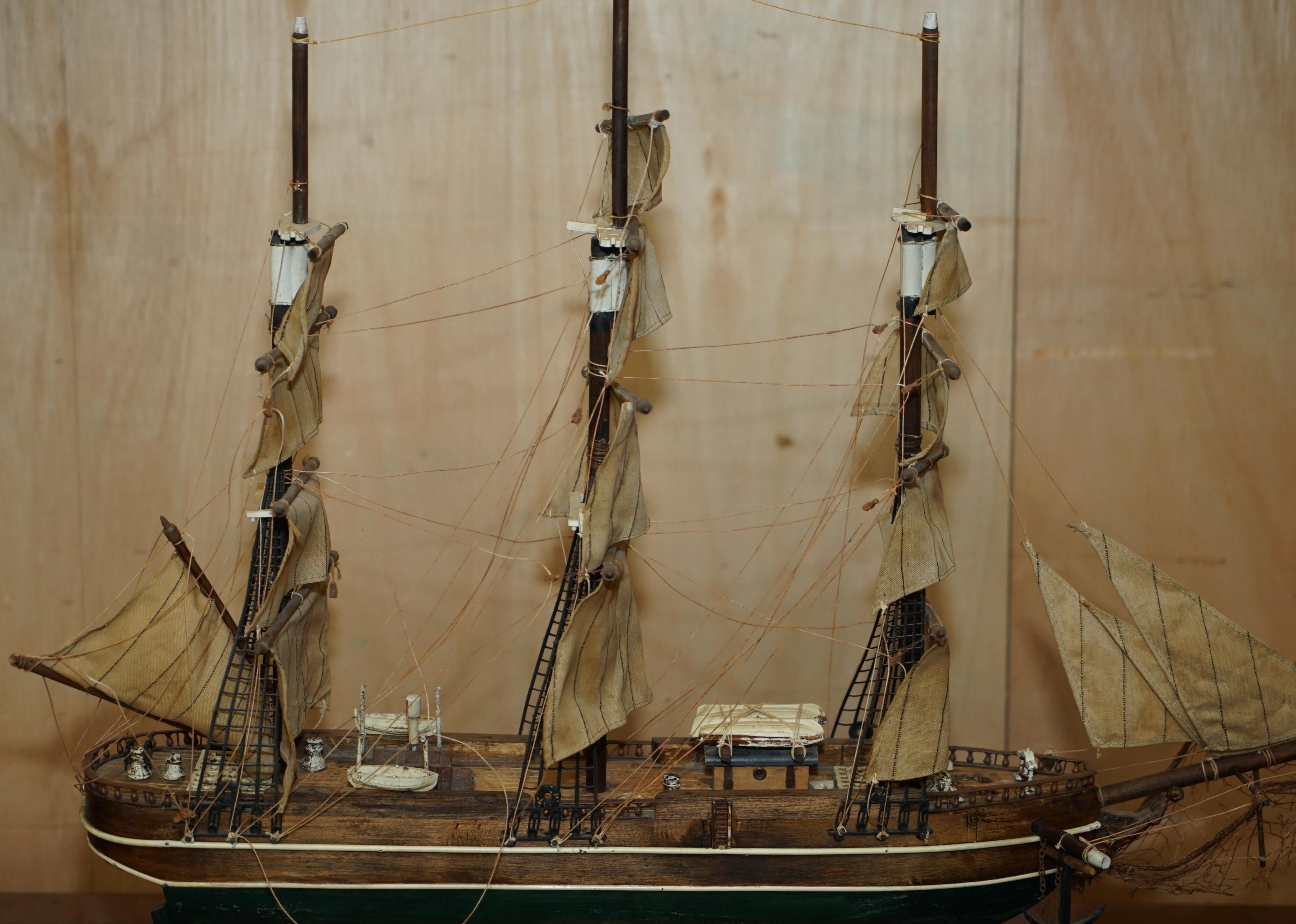 Young America Clipper Ship 1853 Modelo Representación Realista Gran Tamaño en venta 9