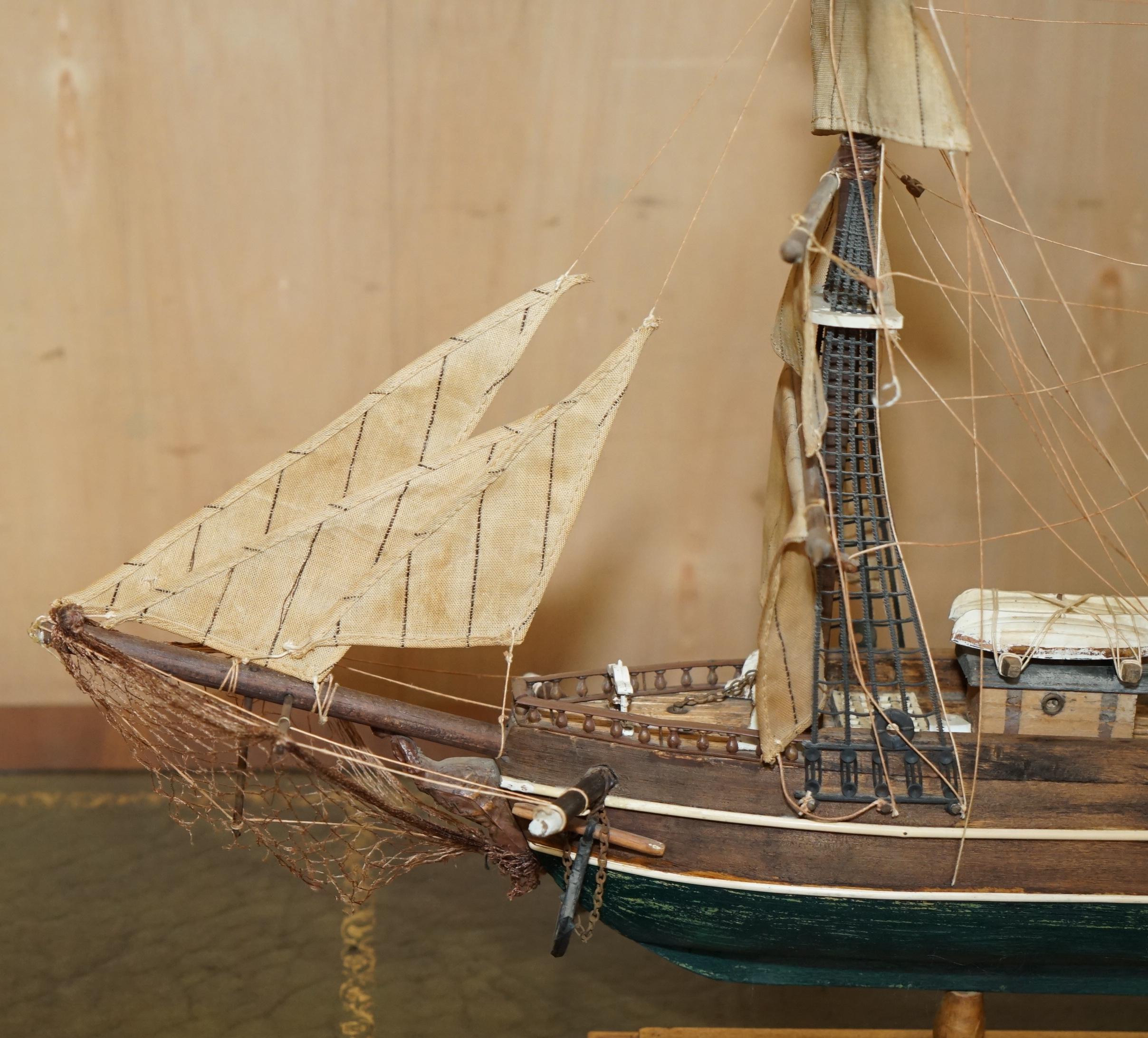 Young America Clipper Ship 1853 Modelo Representación Realista Gran Tamaño siglo XIX en venta