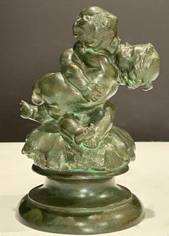 Cherub Embrace Bronze by Ludwig Dasio