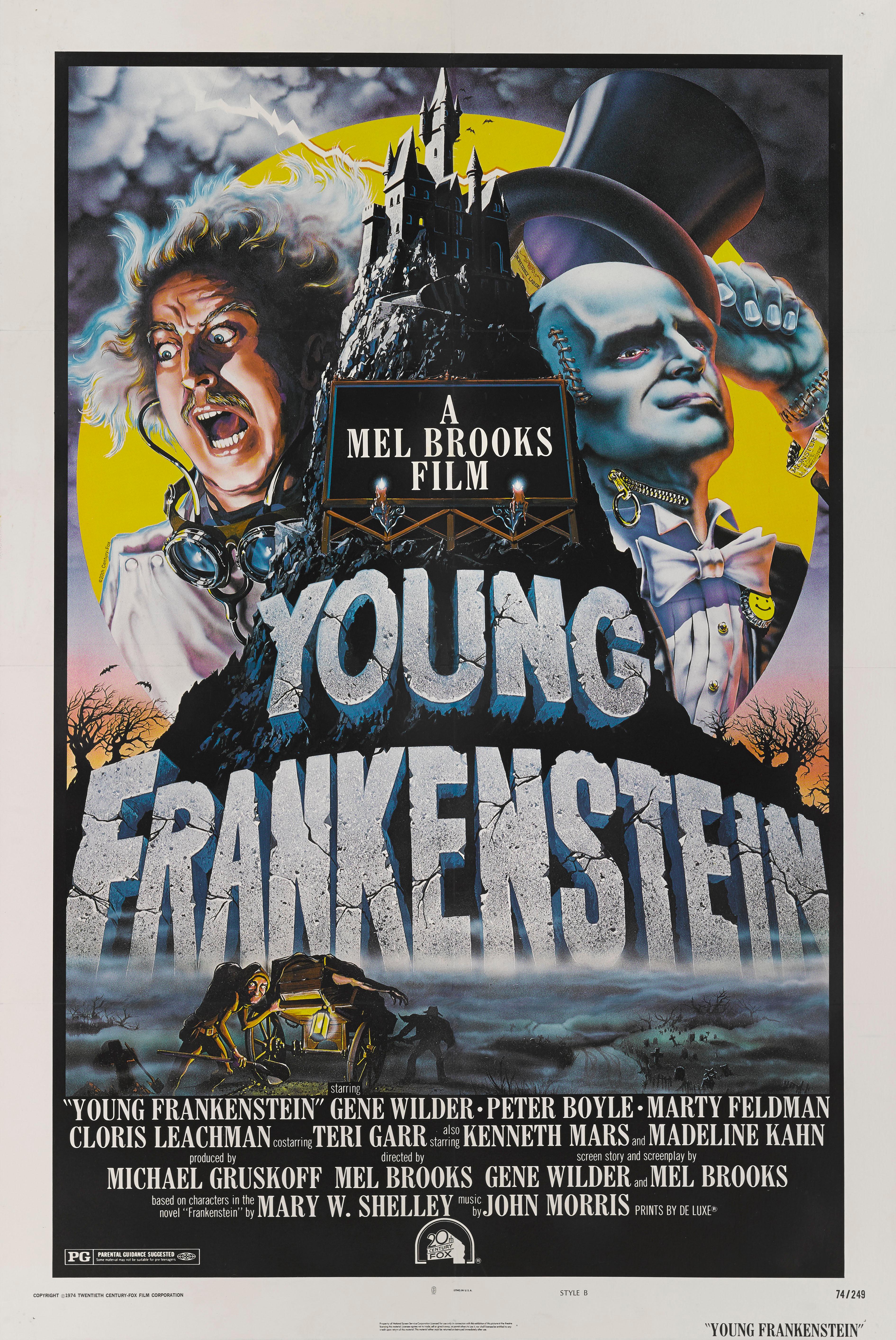 young frankenstein original poster