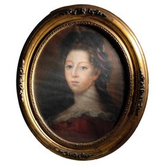 Jeune portrait français 18e siècle