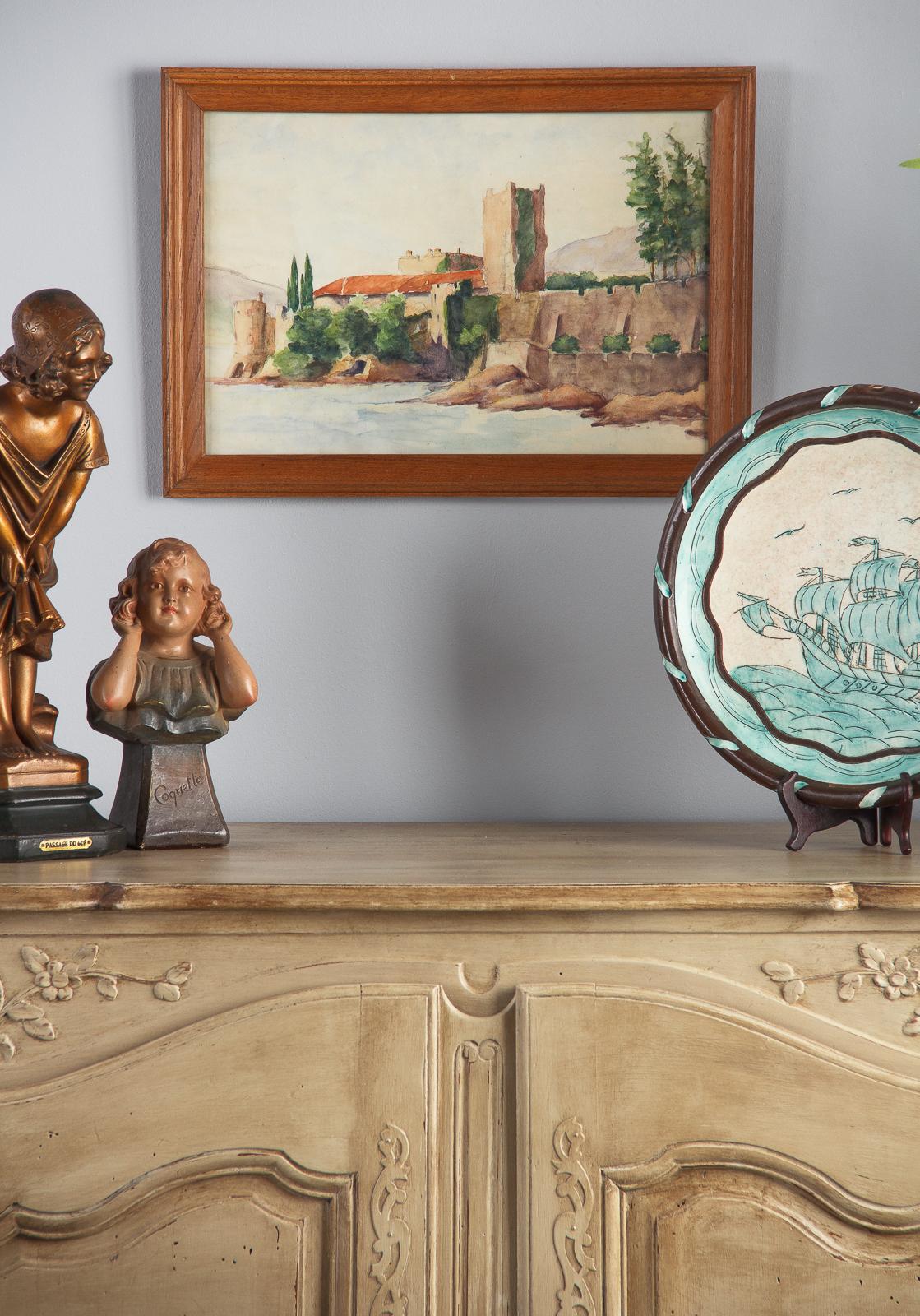 Junges Mädchen Büste Skulptur Signiert C.F. Paris:: Frankreich:: 1920er Jahre 9