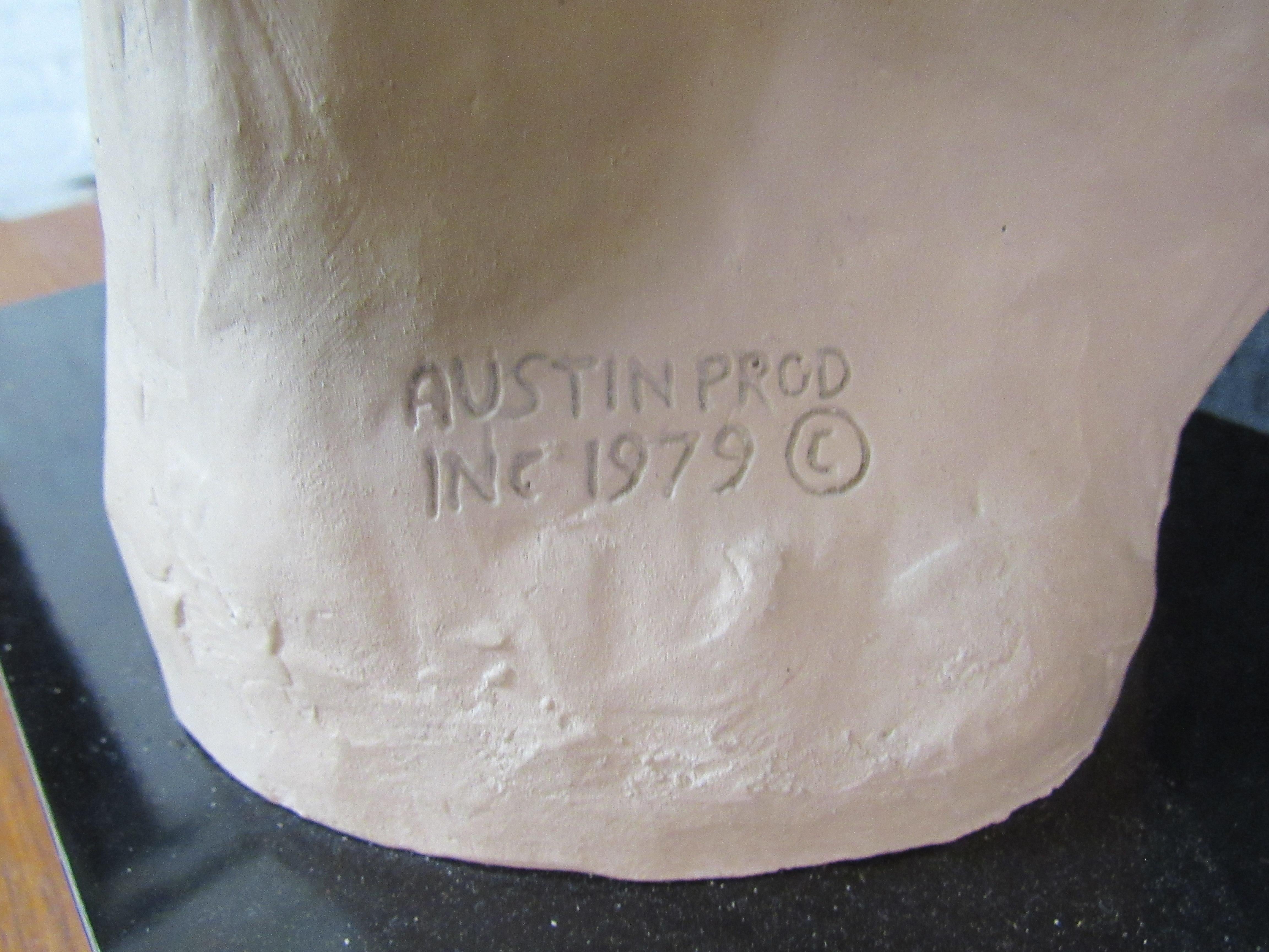 „ Junges Mädchen mit Rosen auf ihrem Hut“ von Austin Productions nach A. Rodin (1979) im Angebot 2