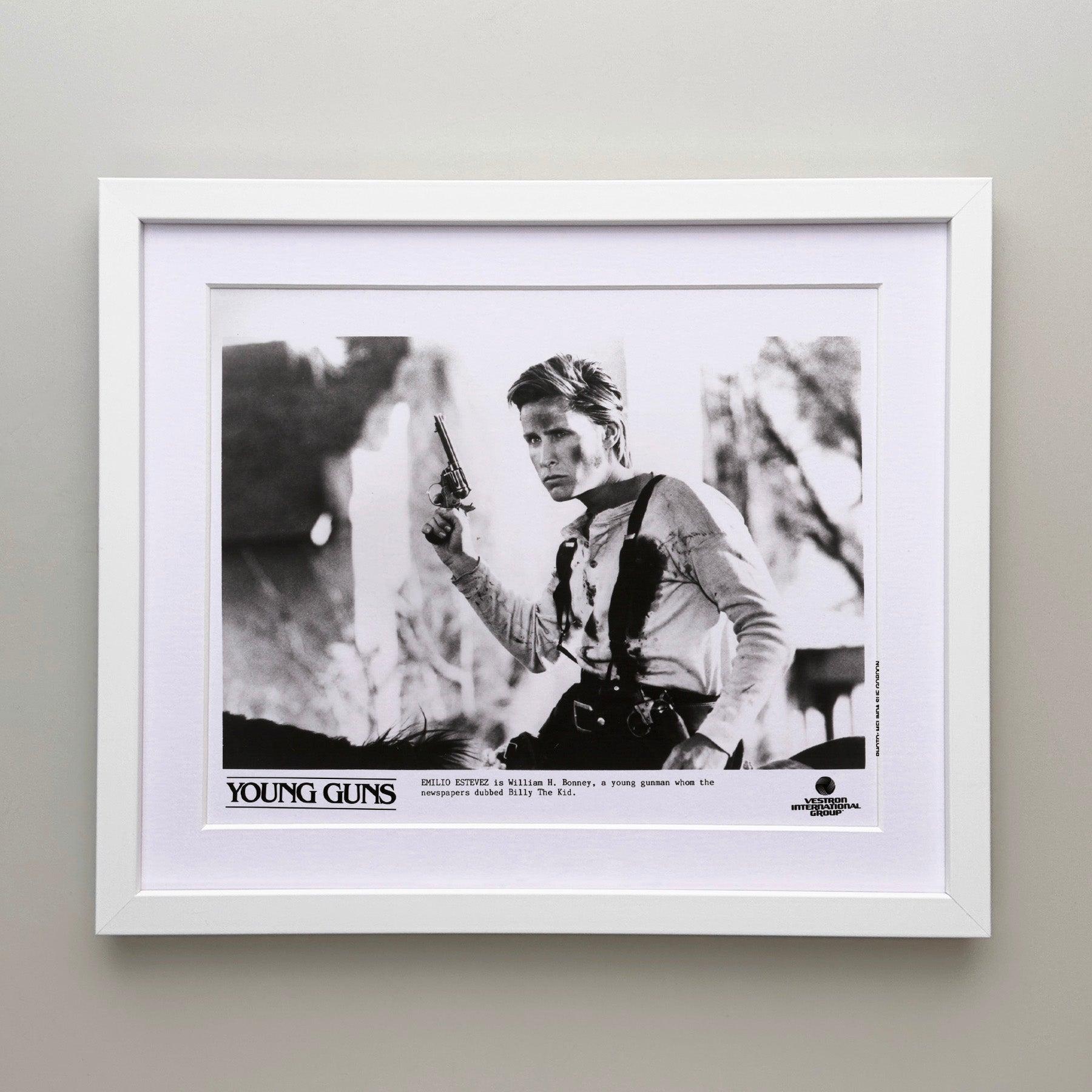 Américain Young Guns 1988 Publicity Film Movie Press Still Framed en vente
