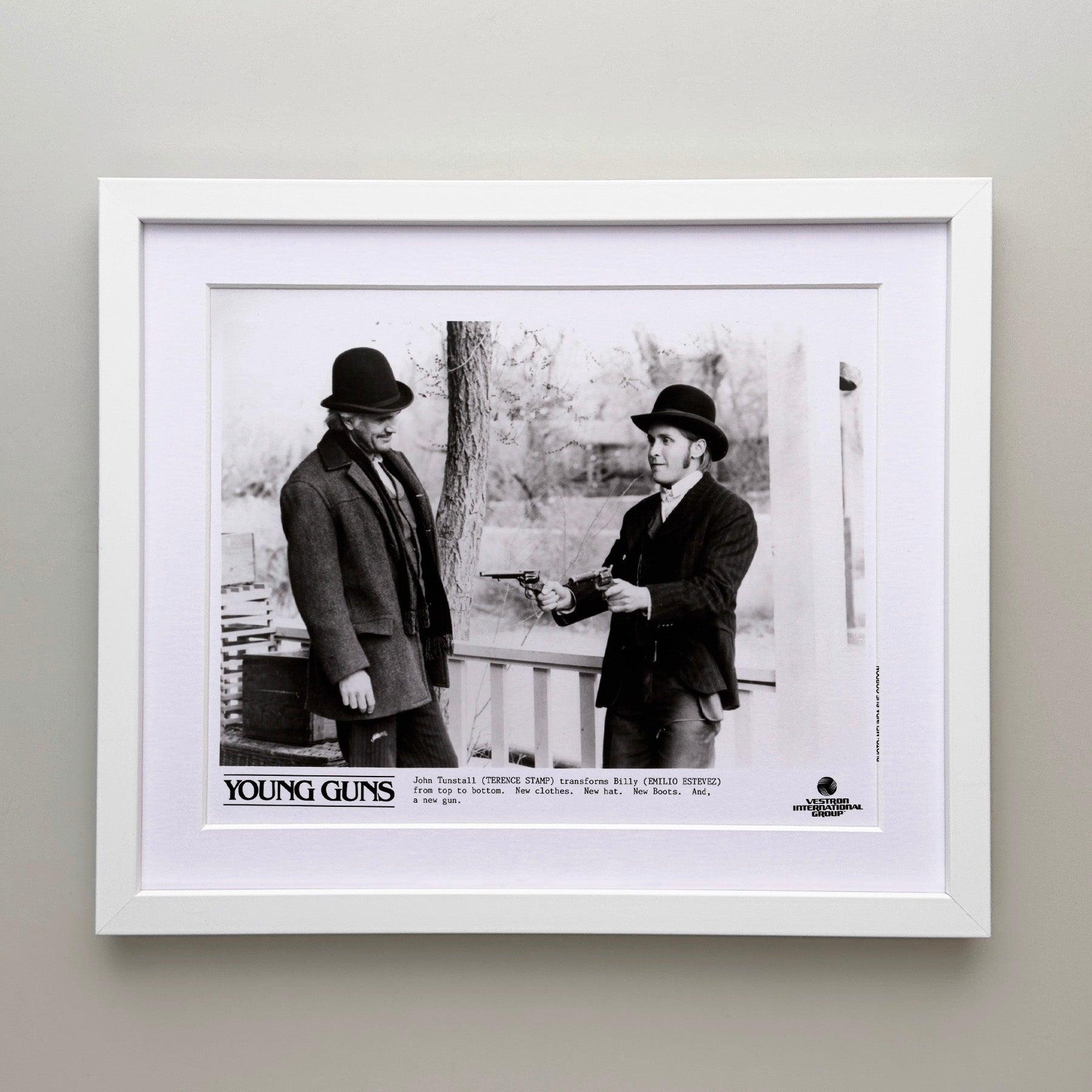 Young Guns 1988 Werbung Film Film Presse Standbild Gerahmt (amerikanisch) im Angebot