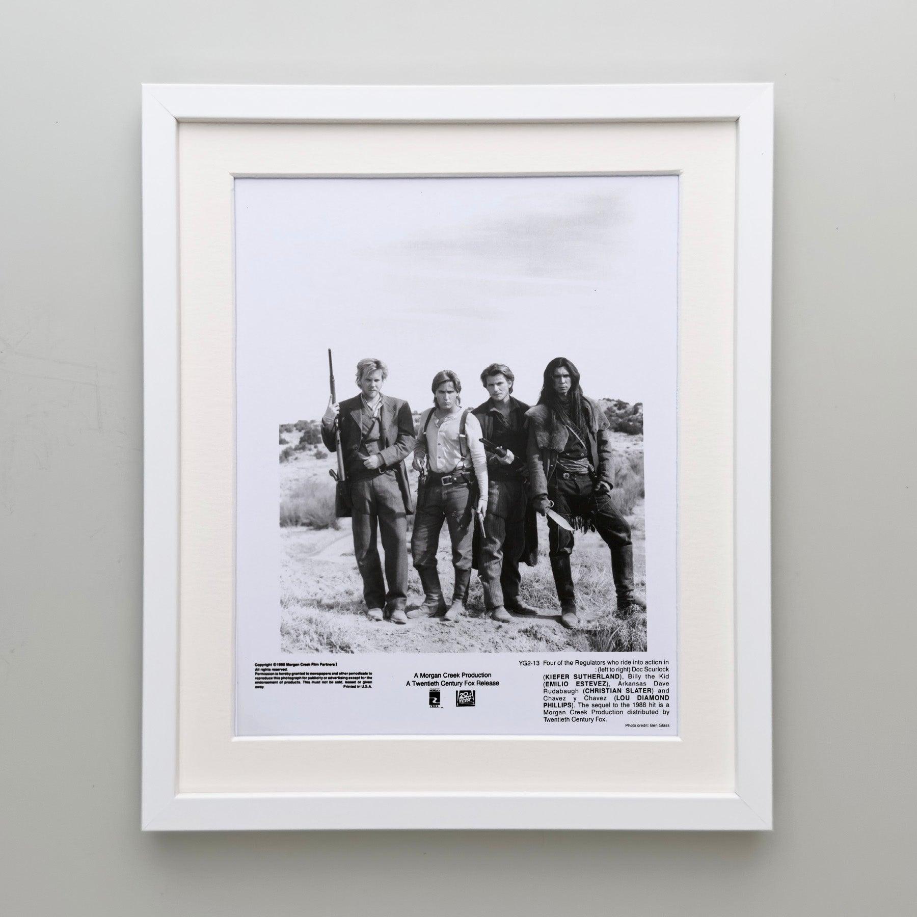 Young Guns 1988 Pubblicità Film Film Stampa Ancora incorniciato In condizioni ottime in vendita a Bath, Somerset
