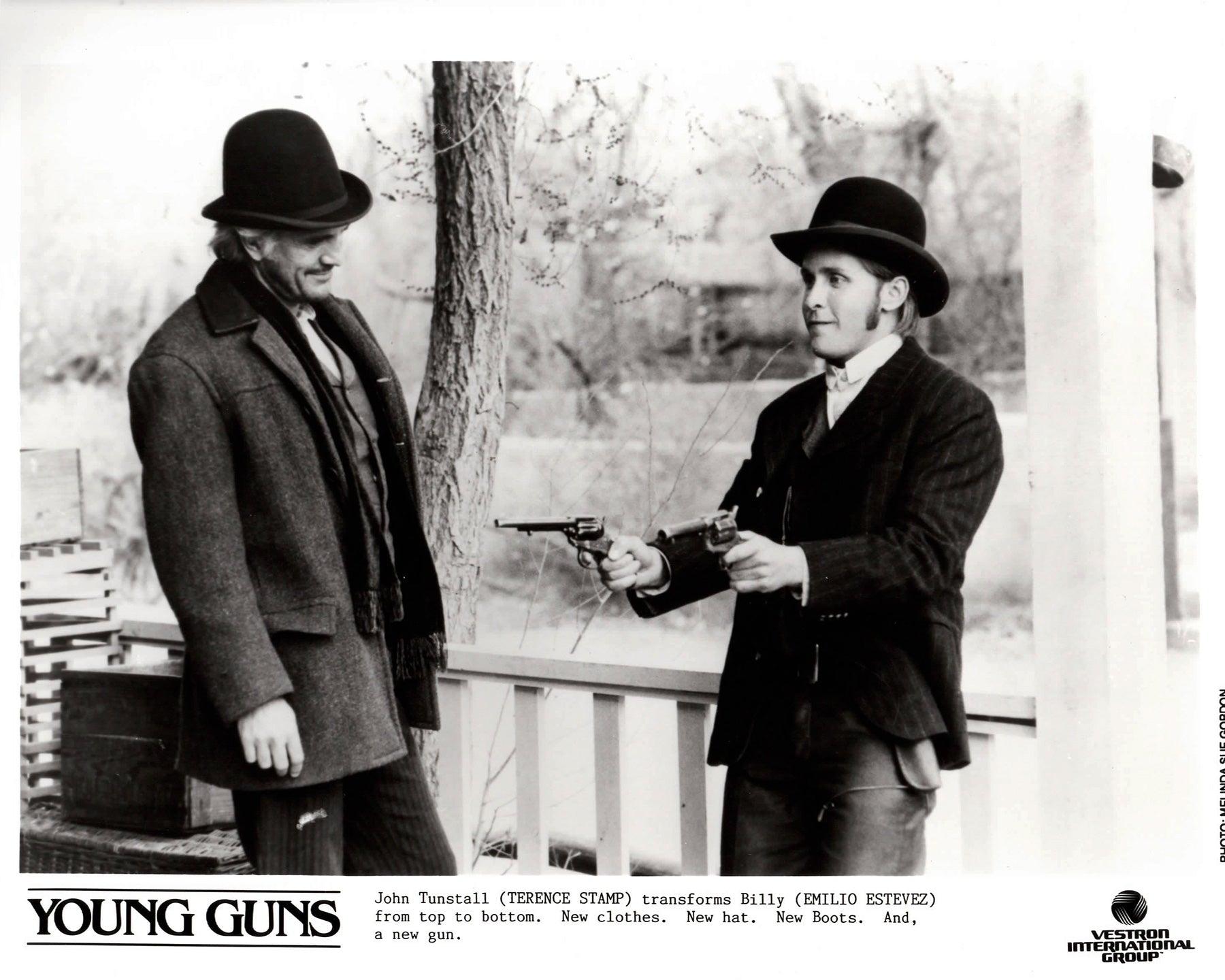 Young Guns 1988 Werbung Film Film Presse Standbild Gerahmt (Papier) im Angebot