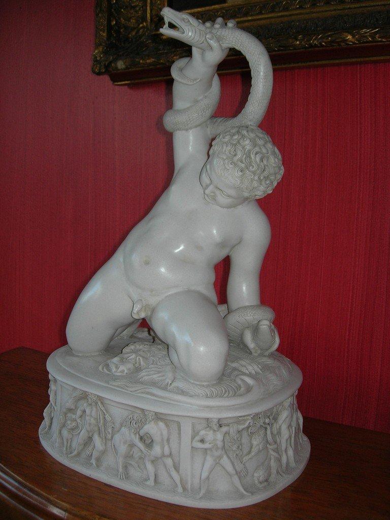 young hercules sculpture