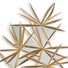 Young Inches Mirror with Antique Gold Painting