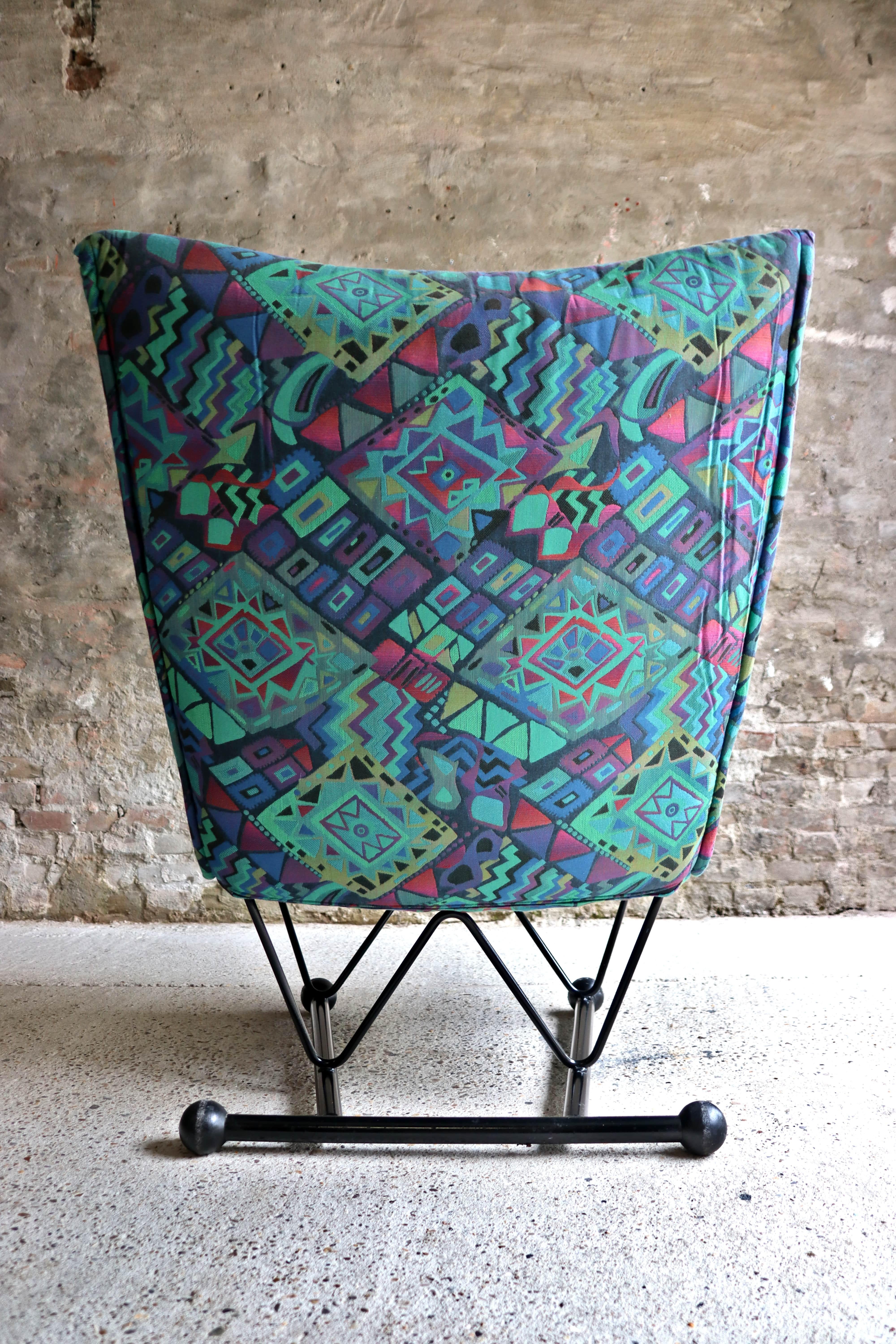 Young International – Flyer chair – Turquoise – Mazairac and Boonzaaijer – Dutch For Sale 5