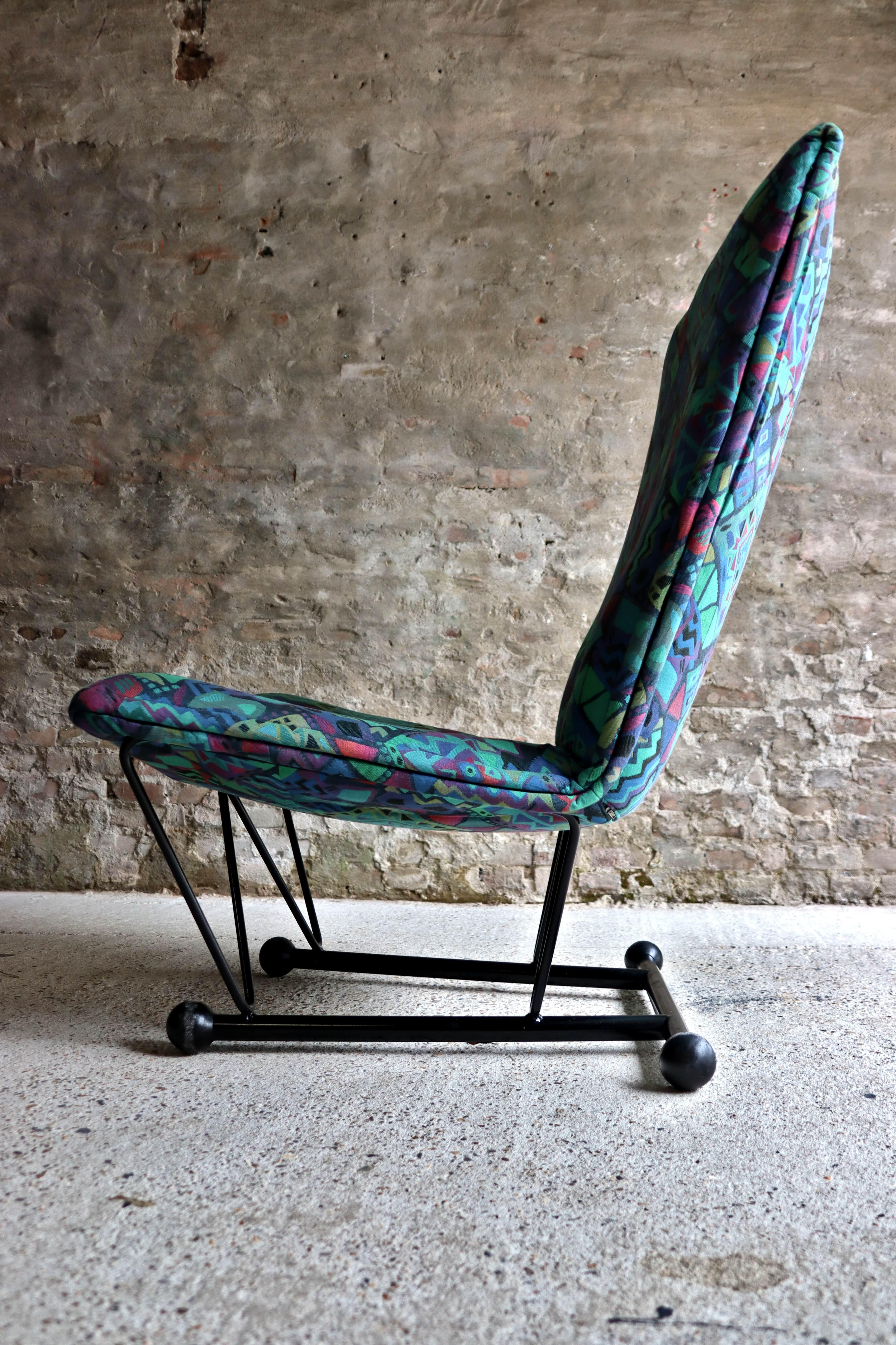 Young International – Flyer chair – Turquoise – Mazairac and Boonzaaijer – Dutch For Sale 6