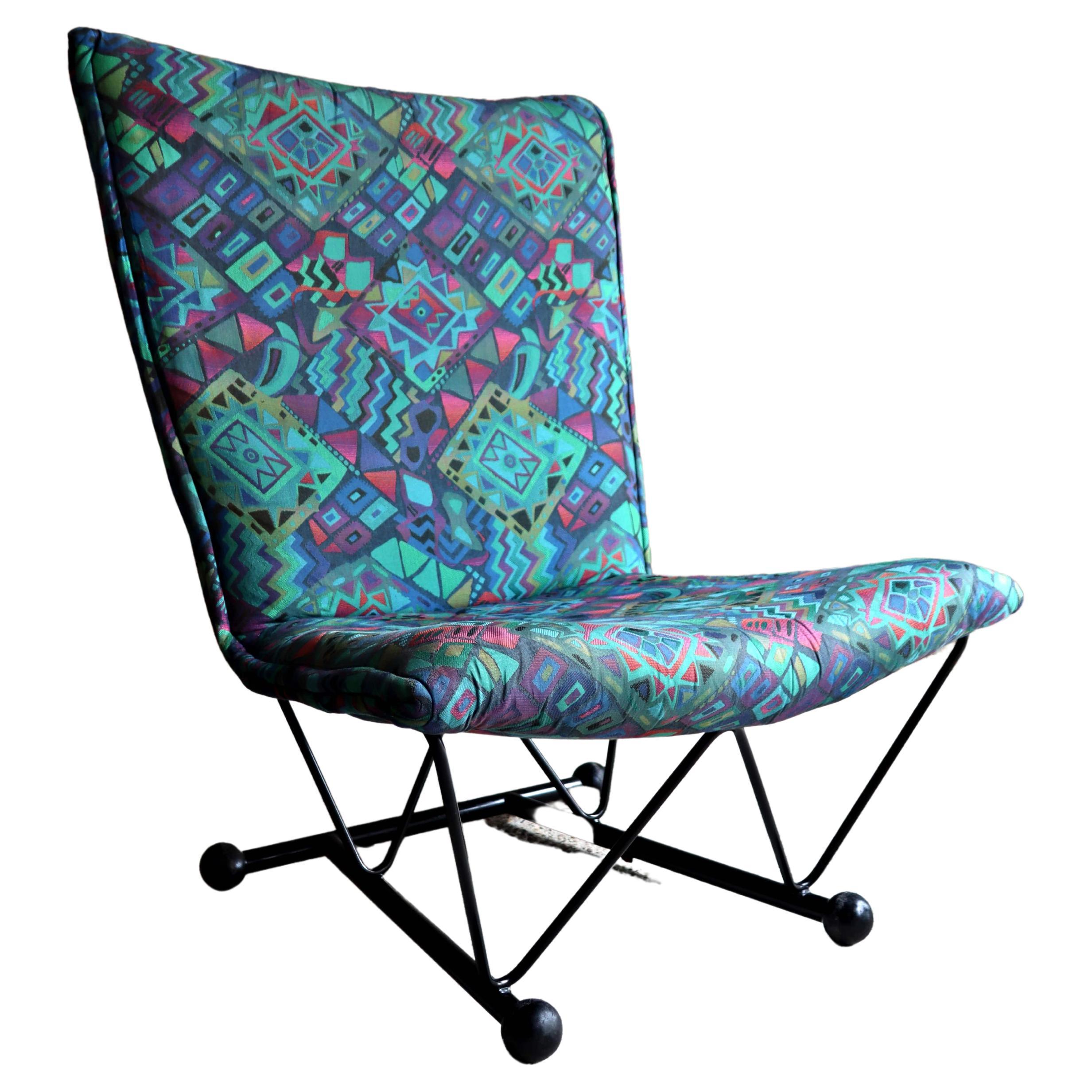 Young International – Flyer chair – Turquoise – Mazairac and Boonzaaijer – Dutch For Sale