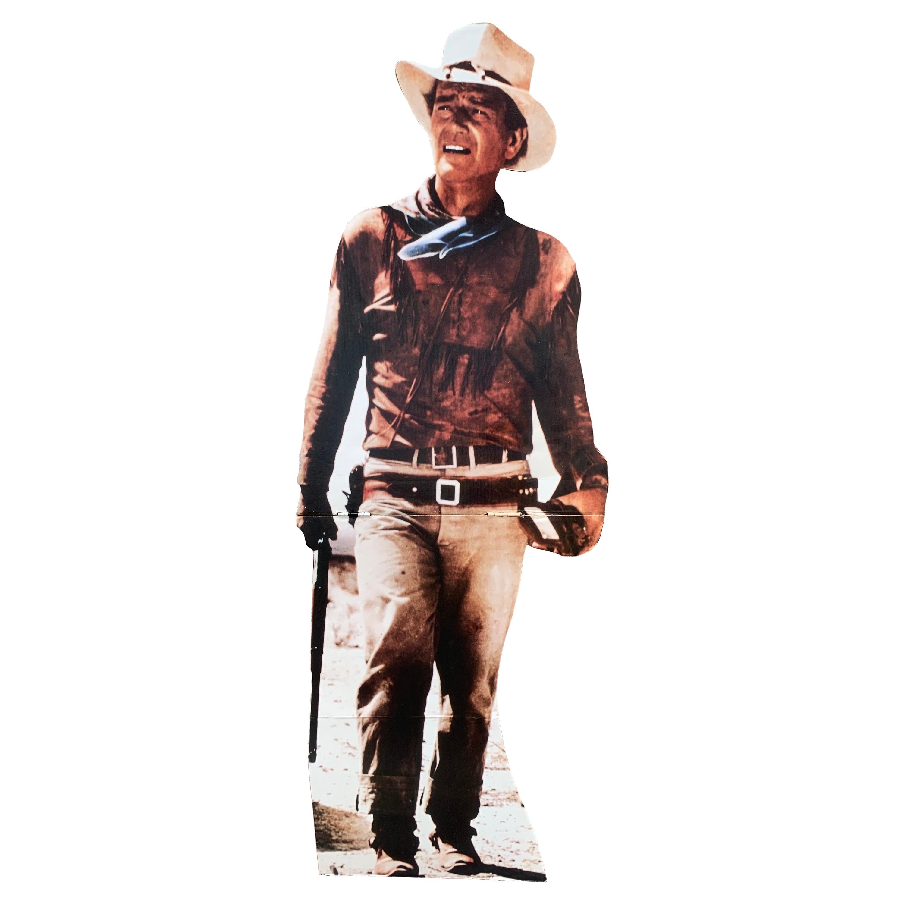 Jeune silhouette de John Wayne, tirée d'un cinéma de voyage, 19801997