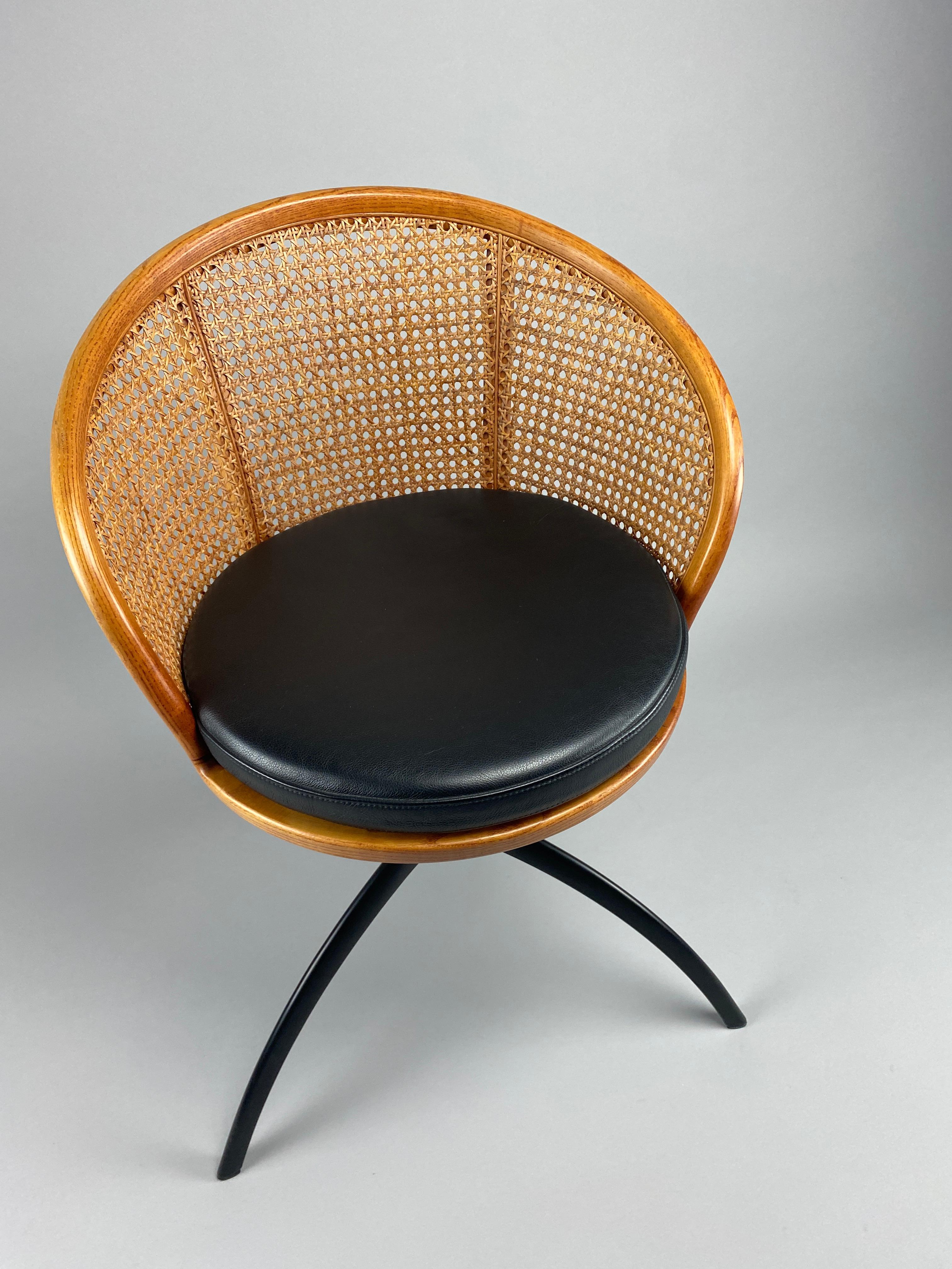 Modern Young Lady Swivel Chair by Paolo Rizzatto For Sale