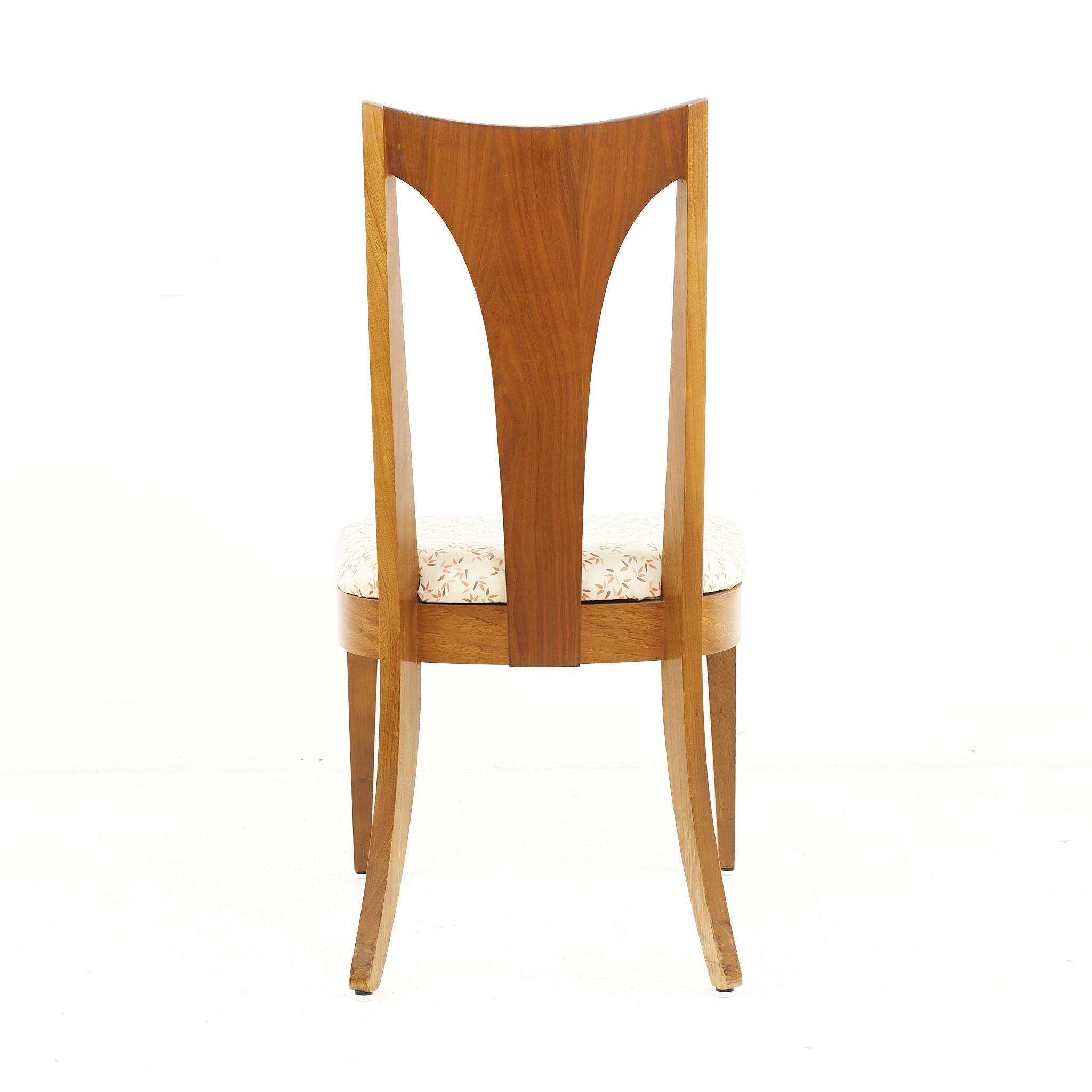 Late 20th Century Young Manufacturing Mid-Century Dining Chairs, Set of 5 For Sale