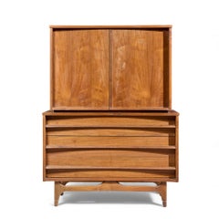 Young Manufacturing Mid Century Highboy Dresser
