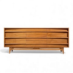 Comò Lowboy di Young Manufacturing del Medio Secolo