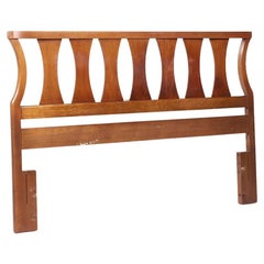 Cabecero Reina Young Manufacturing Mid Century Nogal