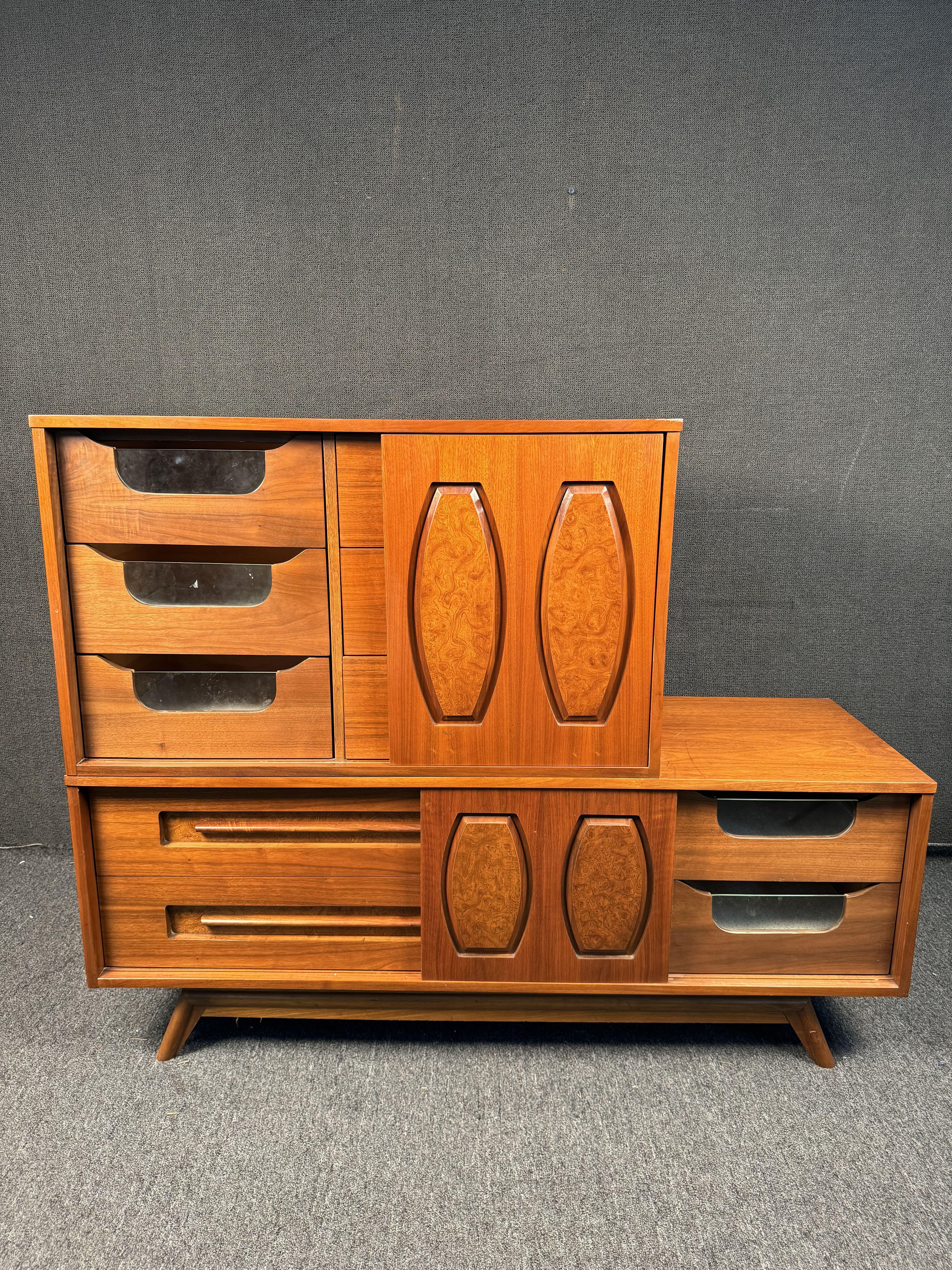 Young Manufacturing Two Tier Lowboy Dresser For Sale 4