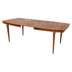 Young Manufacturing Vintage Mid Century Modern Walnut Dining Table c. 1960s