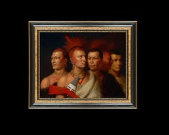 Young Omahaw, War Eagle, Little Missouri, and Pawnees, after American Classical