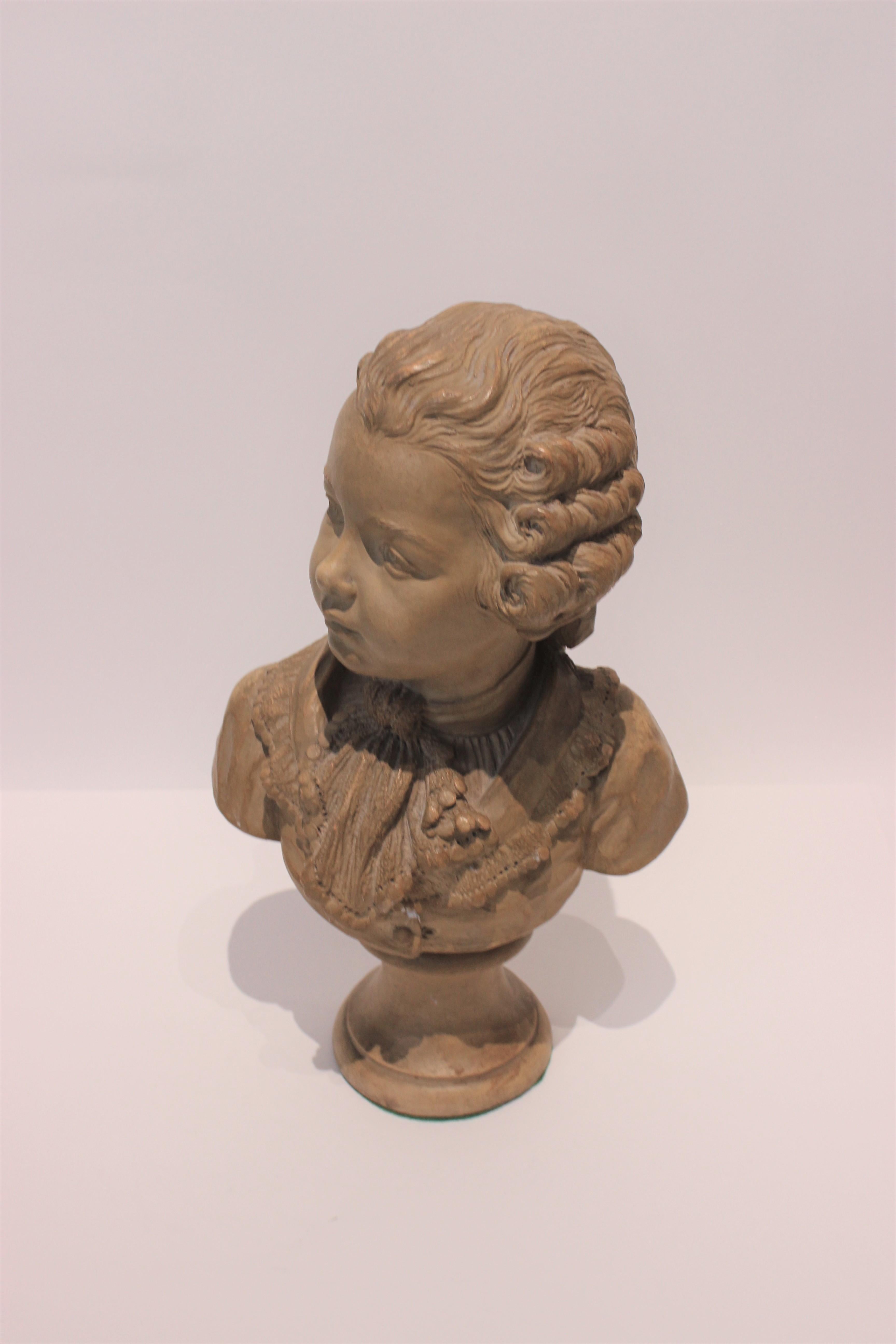 Terracotta Bust of Mozart 8