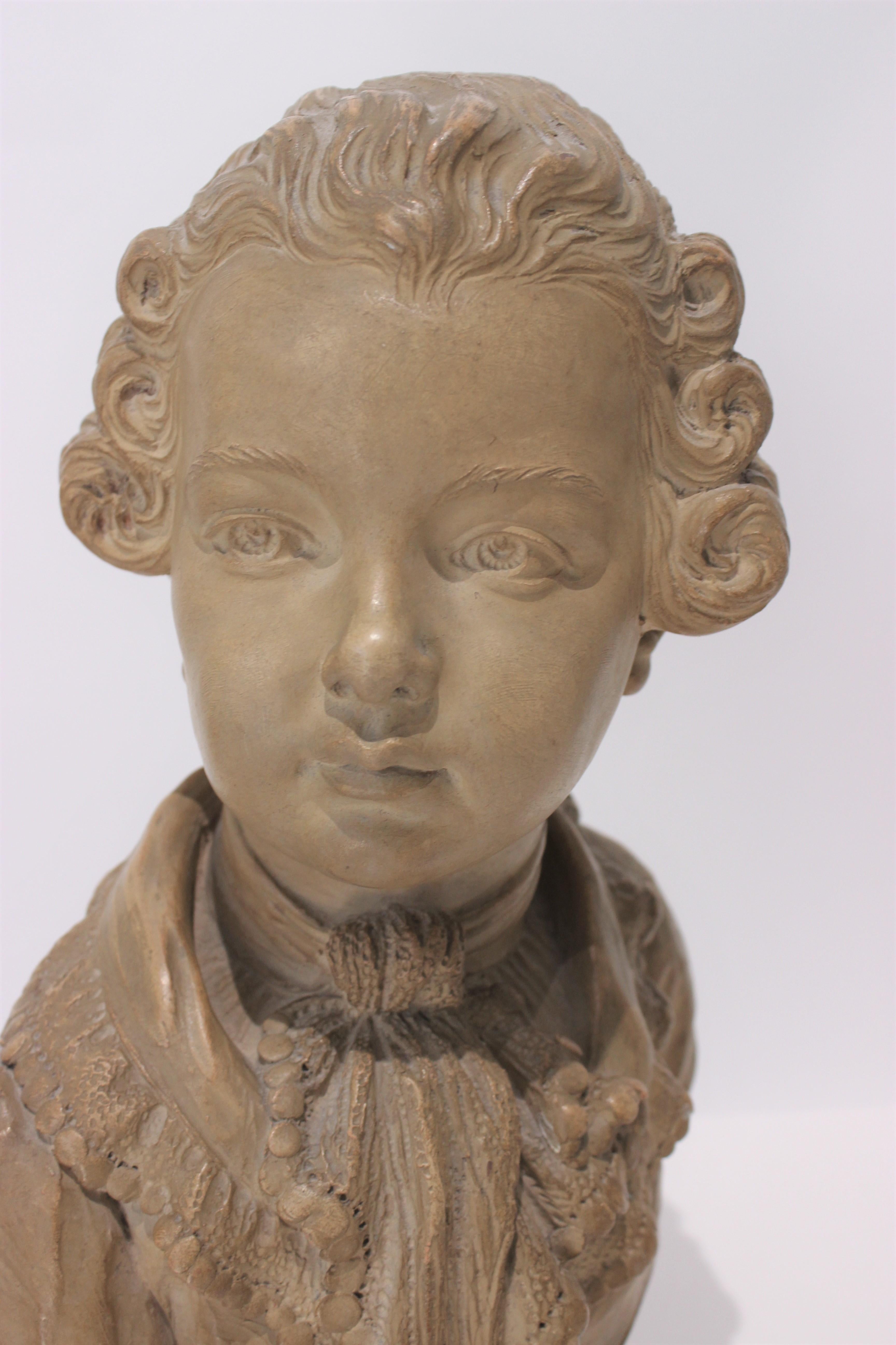 Terracotta Bust of Mozart 3