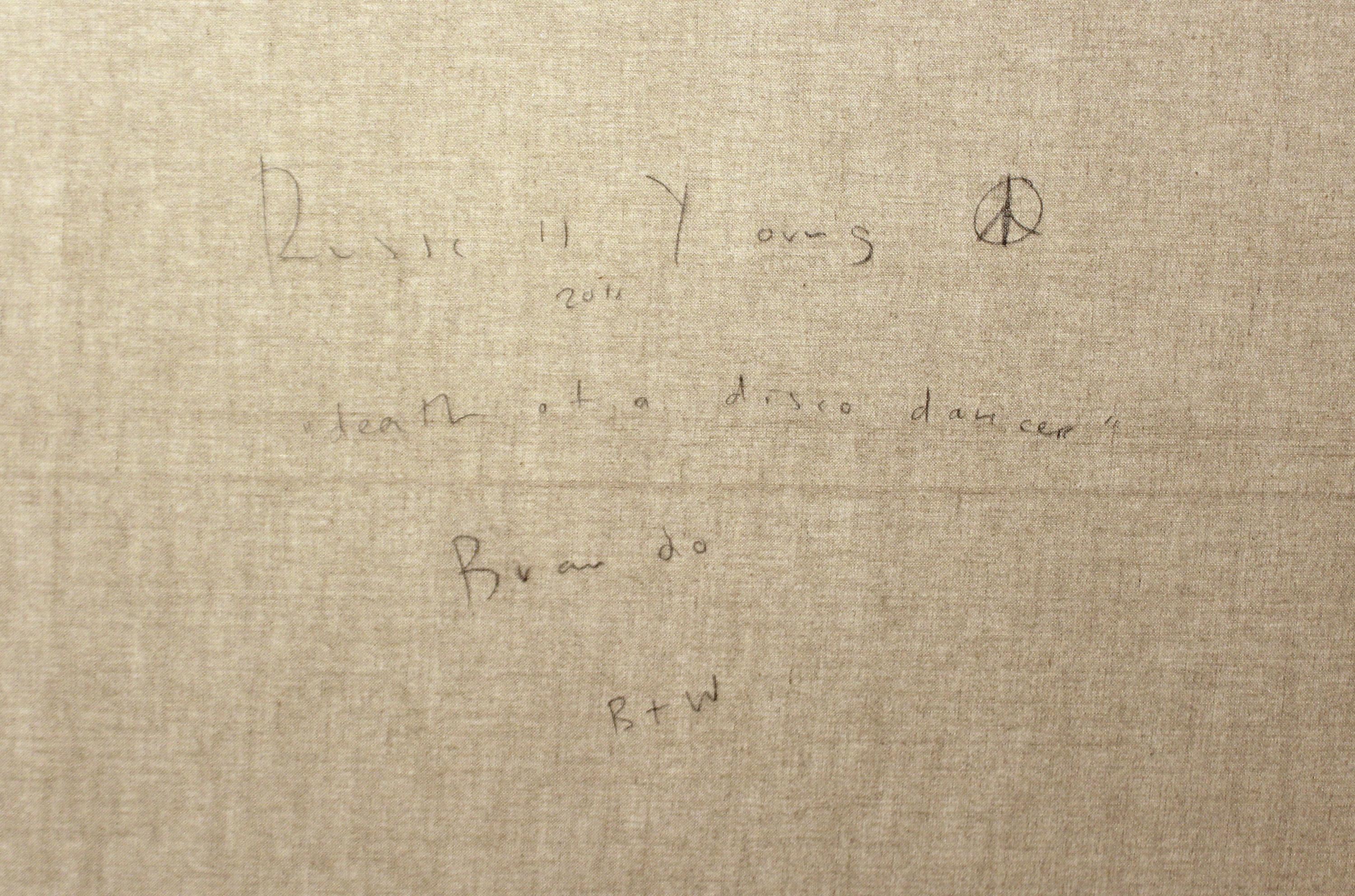 Portrait de Brando - Sérigraphie noir et blanc avec poussière de diamant de Marlon Brando en vente 2