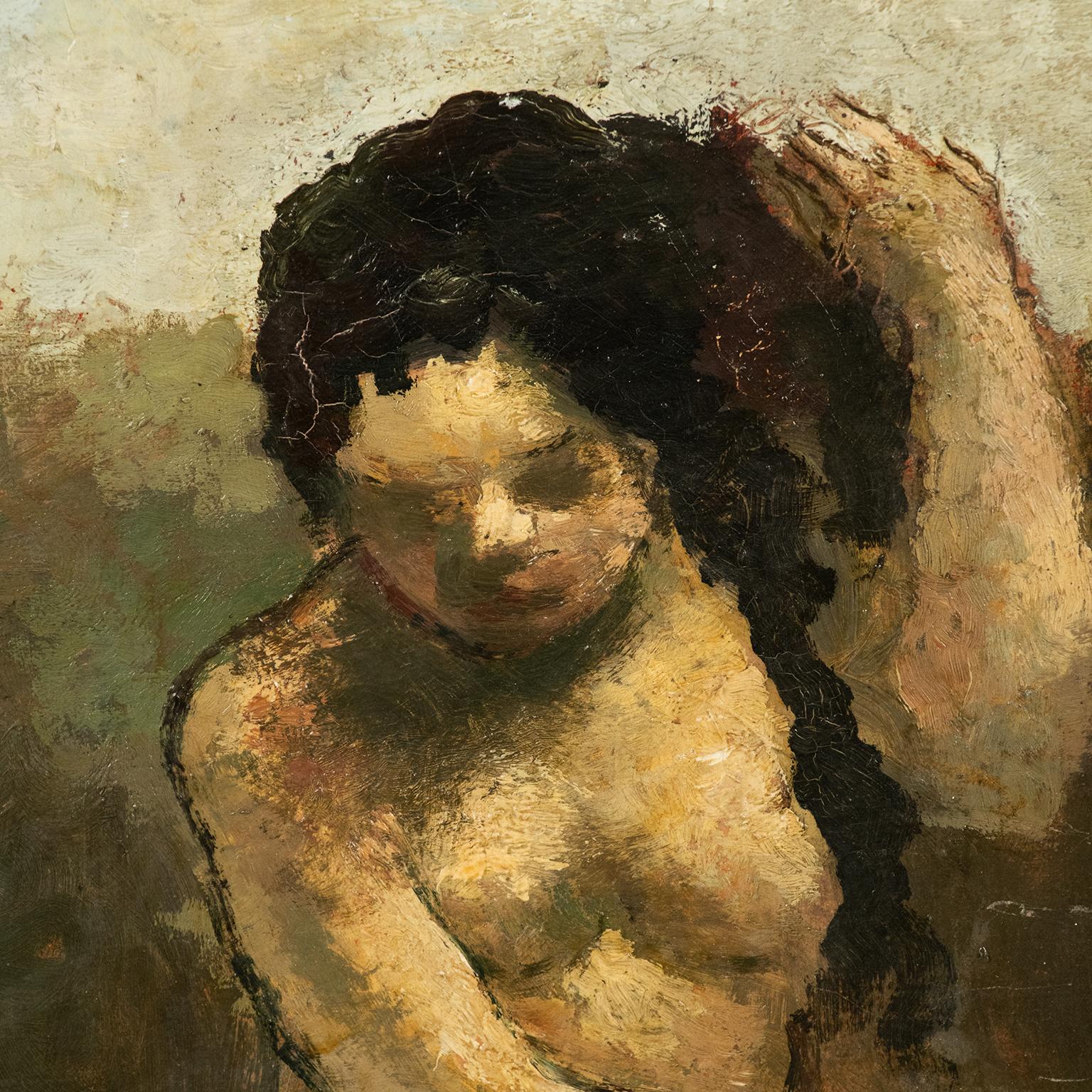 French Young Woman By Roland Oudot, 1897-1981 For Sale