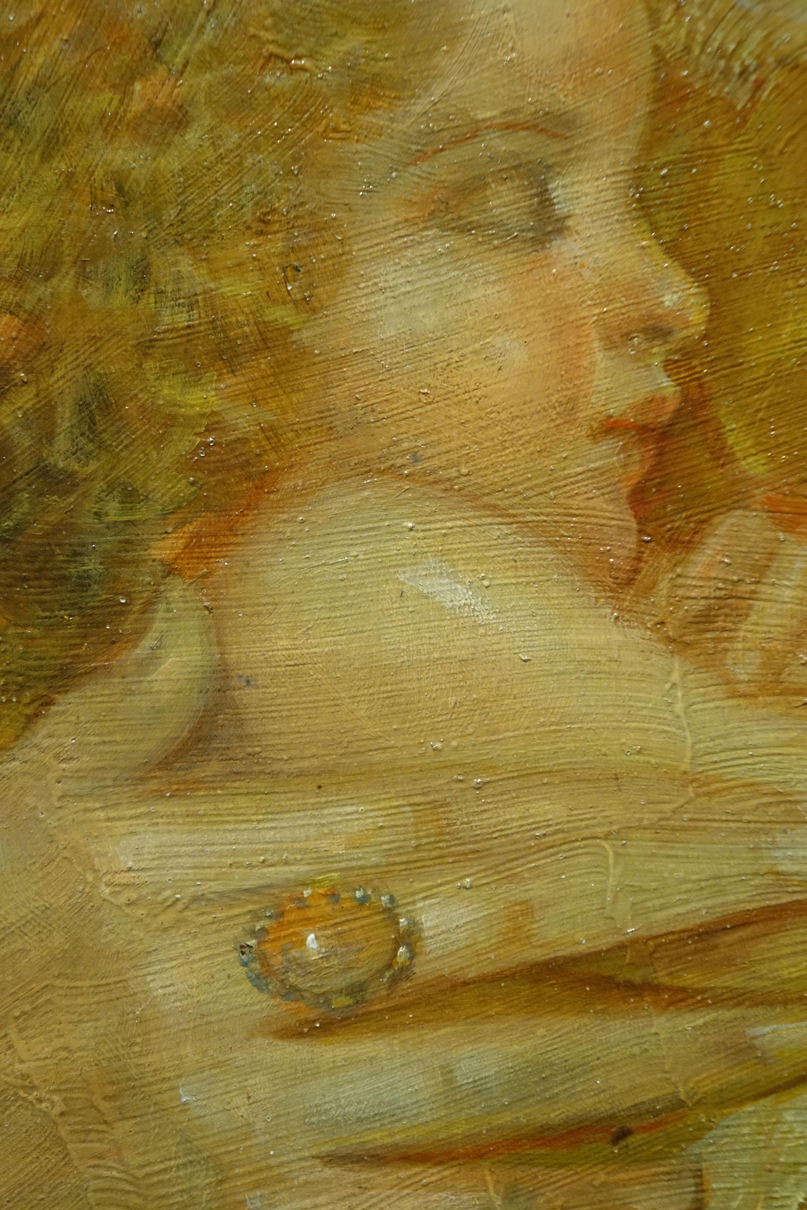Mujer joven con su hijo, Karel VAN BELLE, 1933 en venta 2