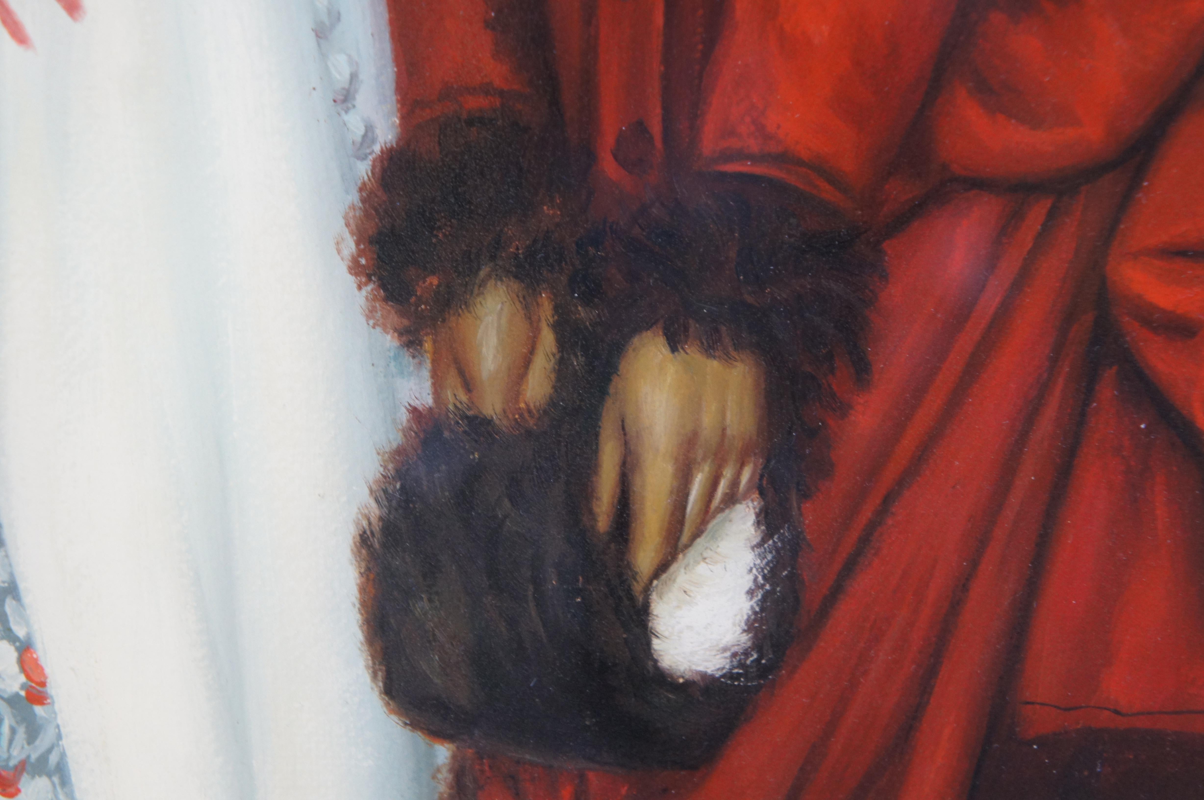 Mujer joven mirando artículos japoneses Pintura al óleo Según James Tissot 35