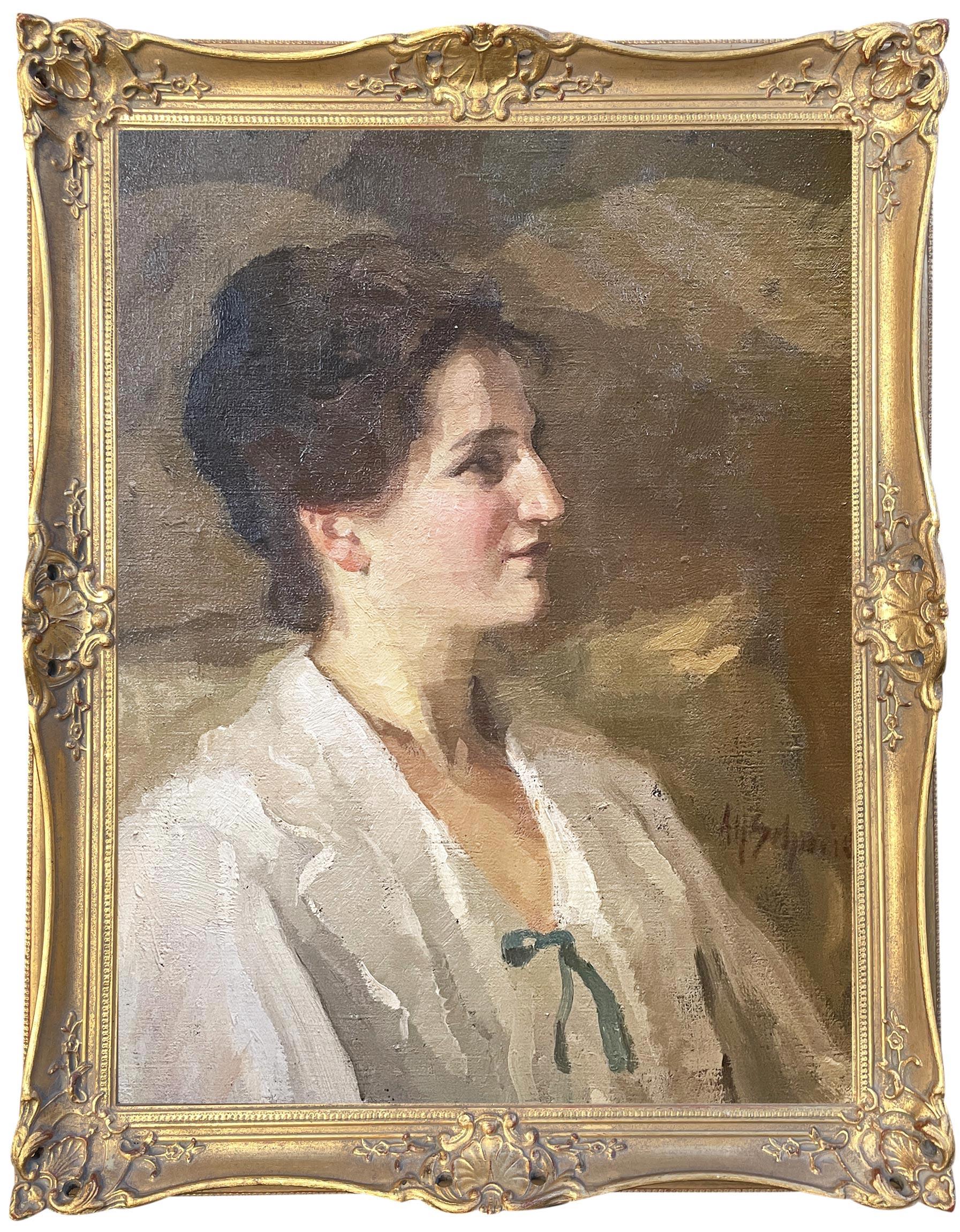 Portrait de jeunes femmes par Alfred Schmidt, 1920 en vente 5