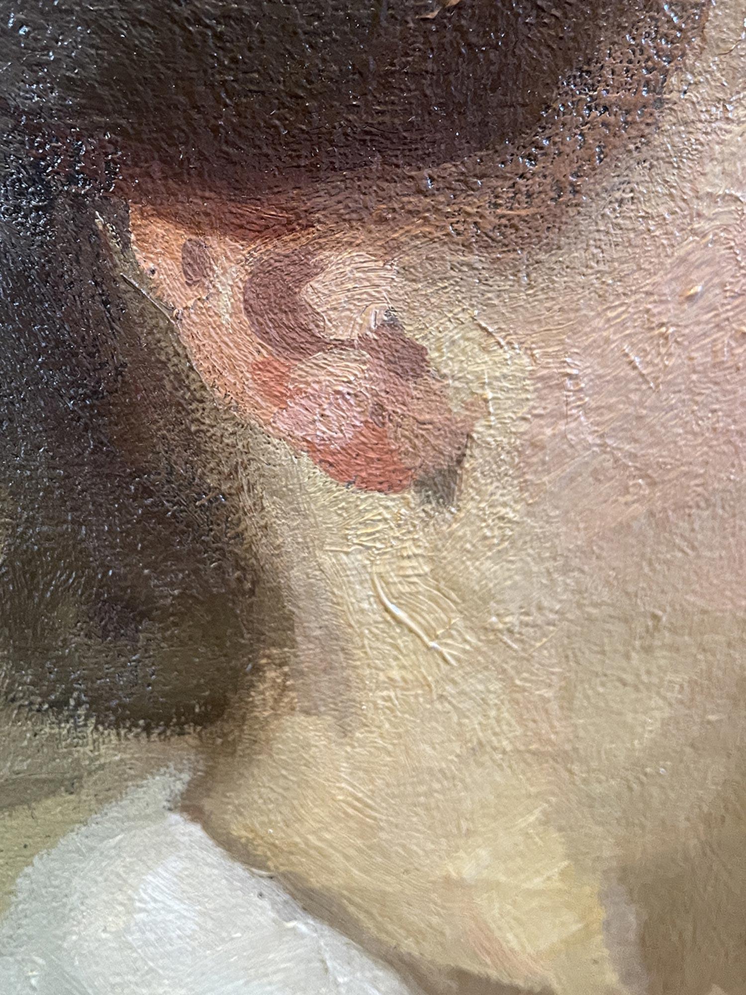 Art Déco Ritratto di giovane donna di Alfred Schmidt, 1920 in vendita