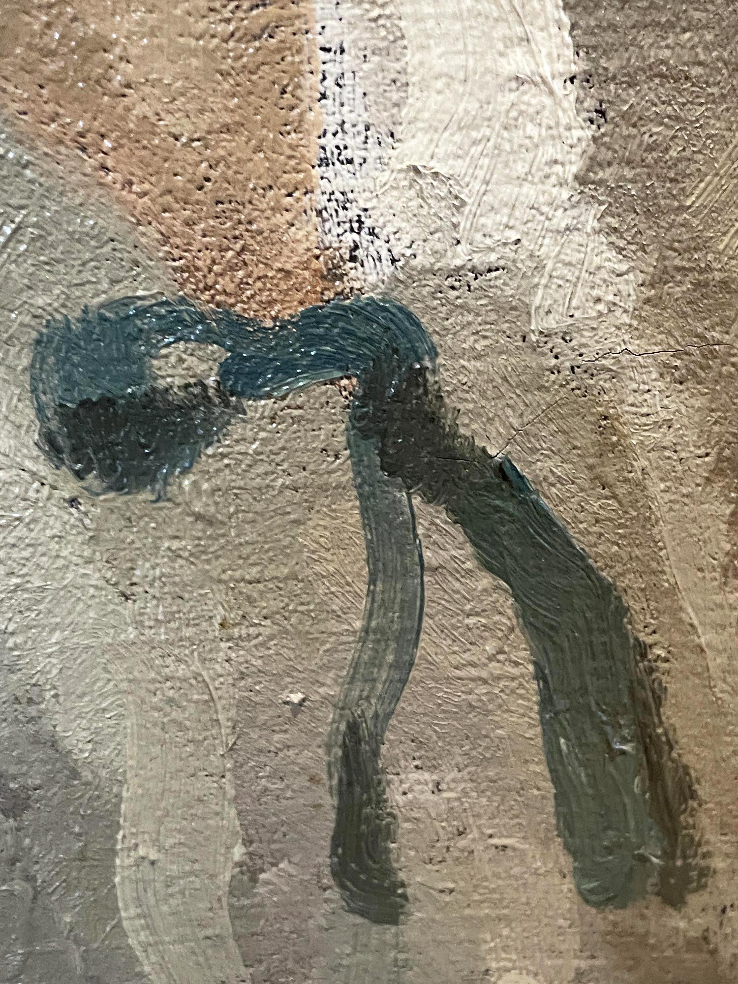 A olio Ritratto di giovane donna di Alfred Schmidt, 1920 in vendita