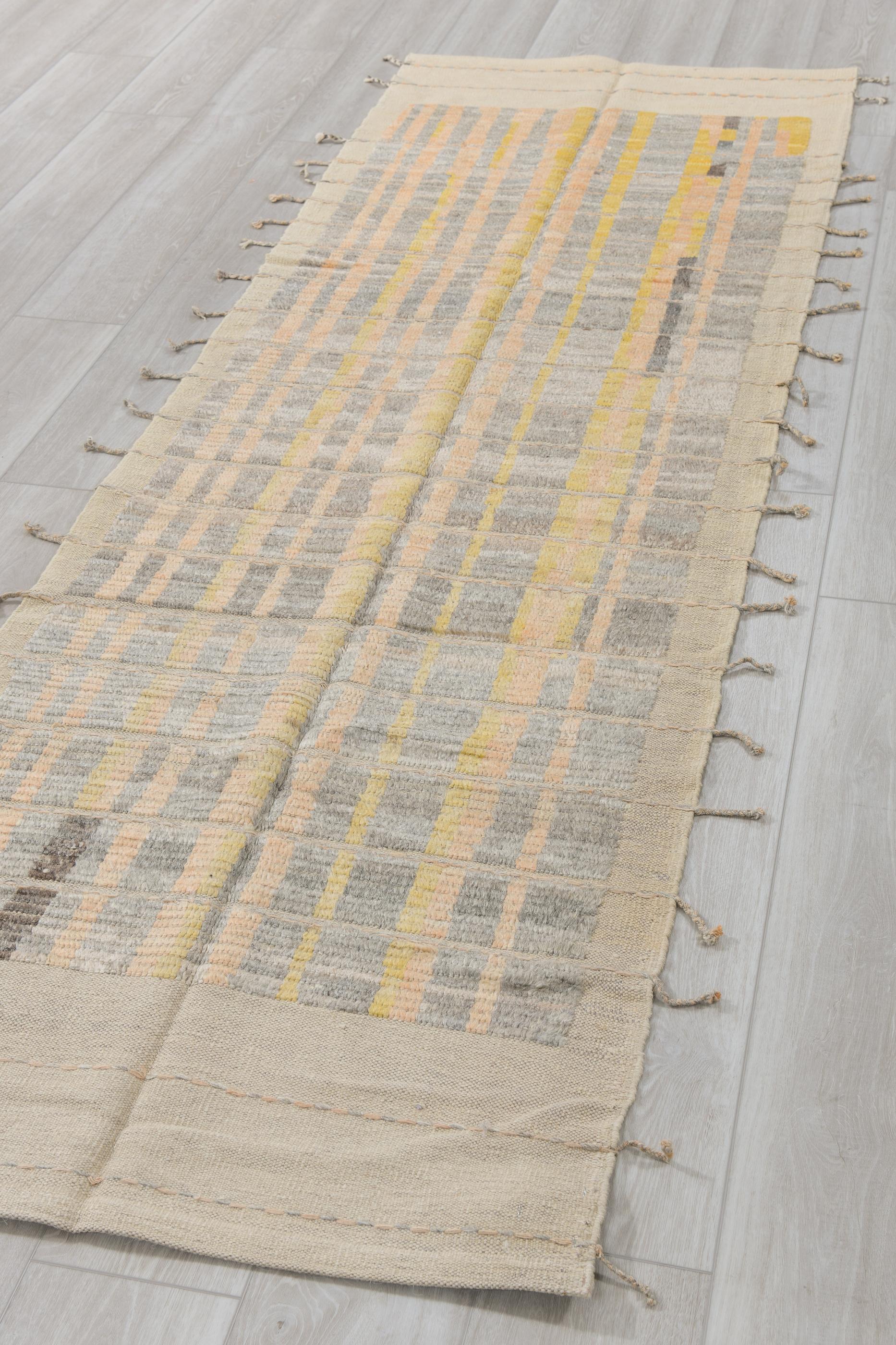 Turkish origin name for rugs made by villagers for domestic use, often in small sizes, due to loom size restrictions inside homes. They are woven as thick, shaggy rugs using the softest yarn available to provide warmth and insulation during winter